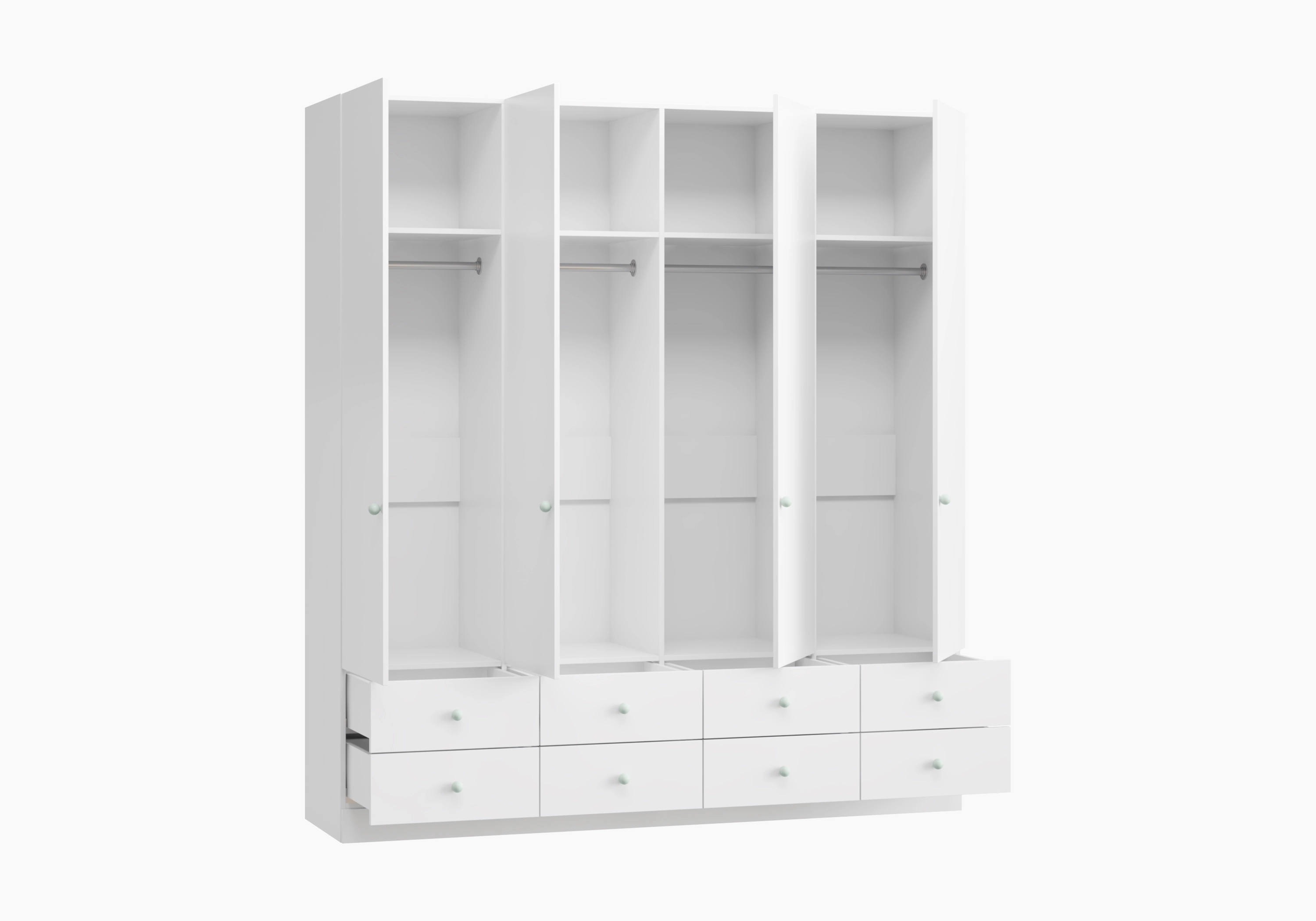 Распашной шкаф Капса-4.3.2