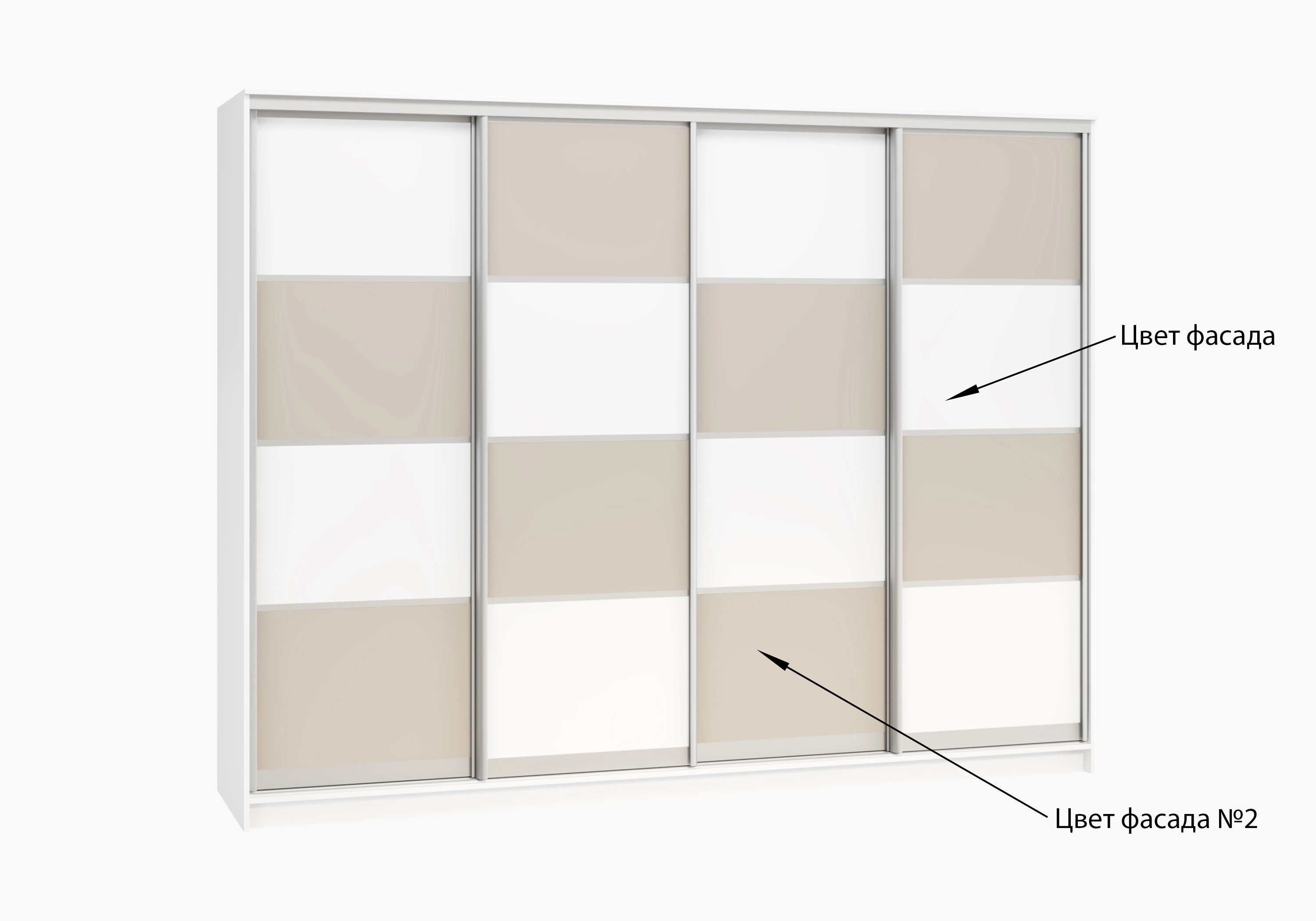 Шкаф-купе Борден-4-3