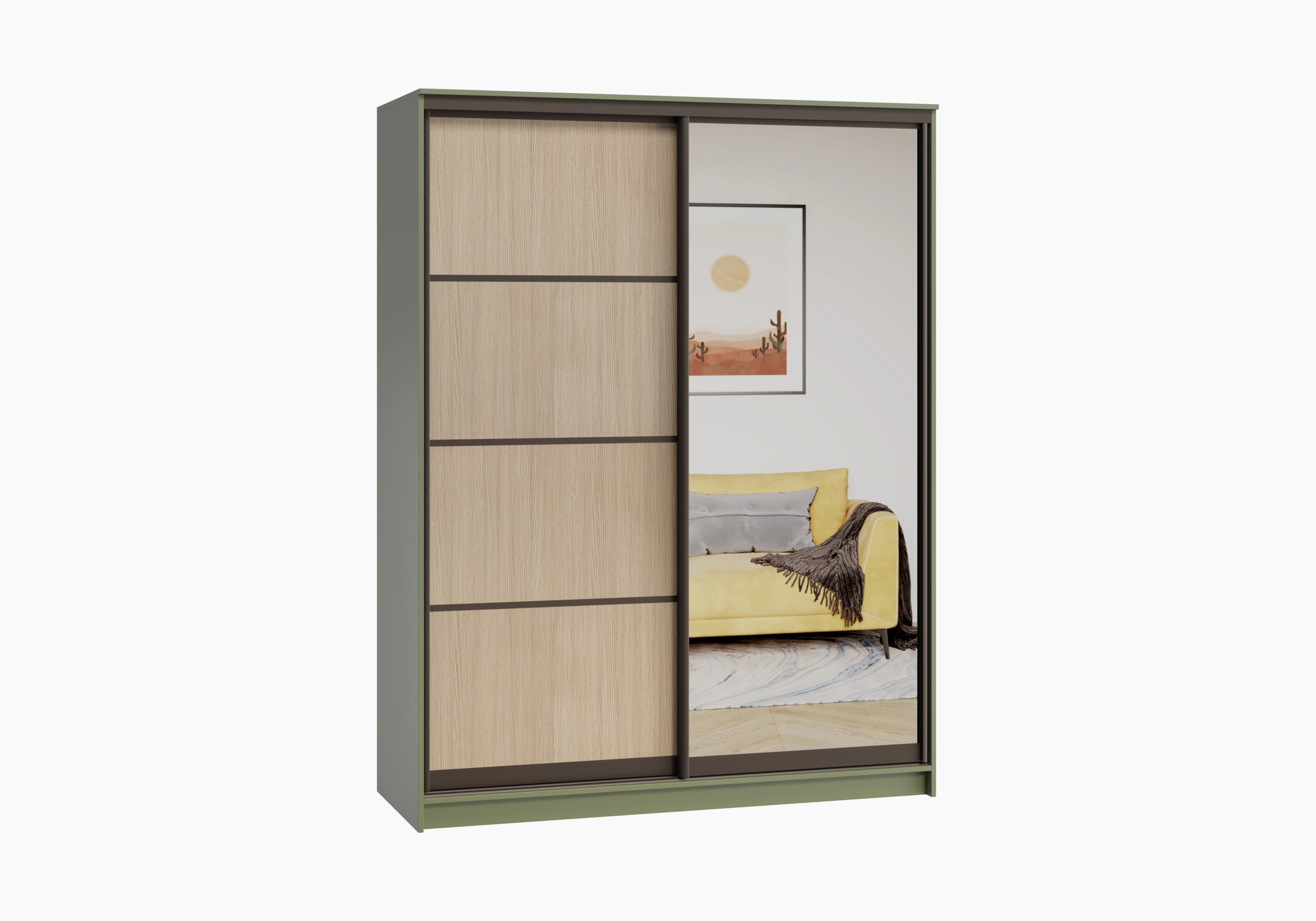 Шкаф-купе Борден-2-2 Премиум