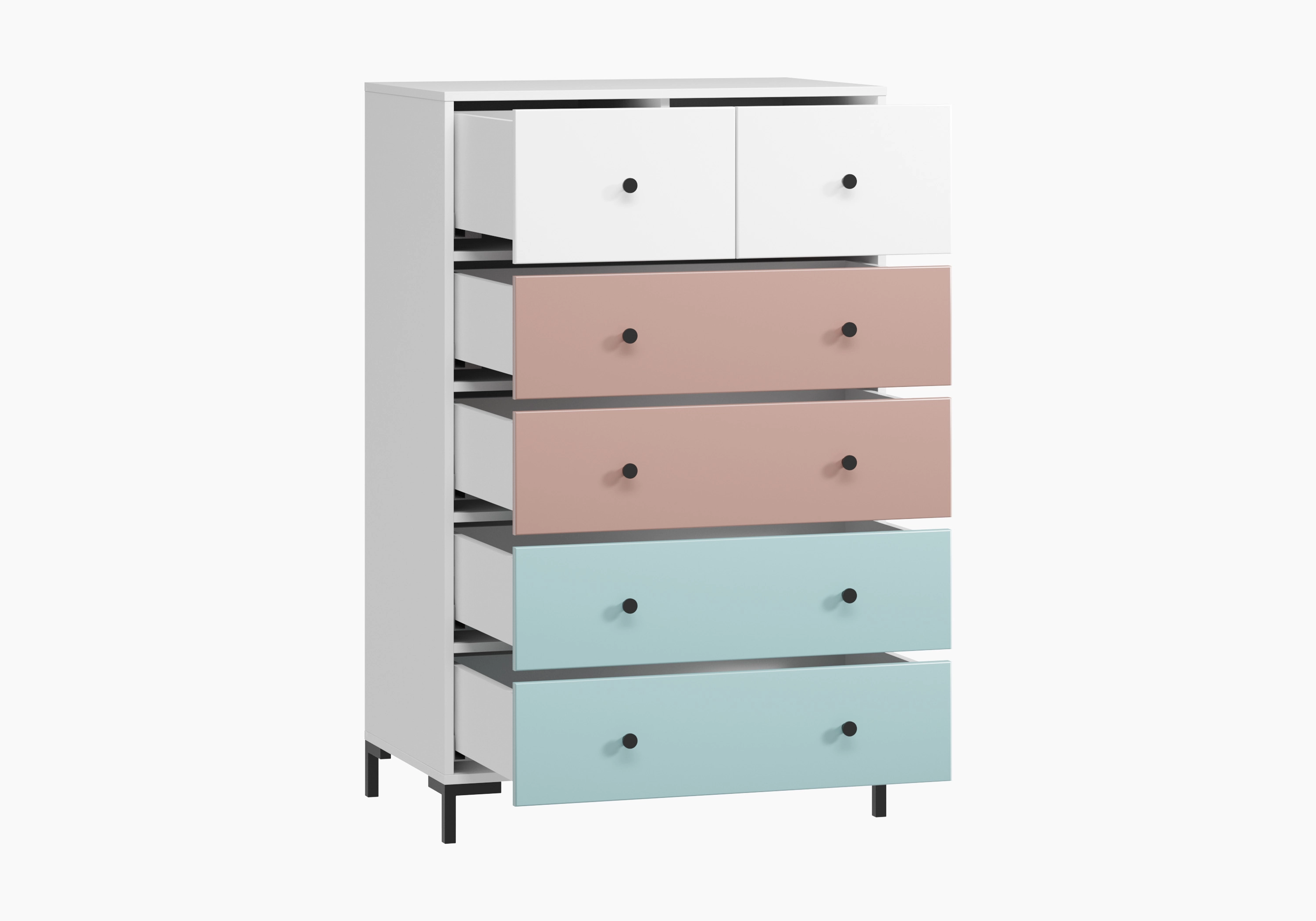 Белый комод Юлара-1