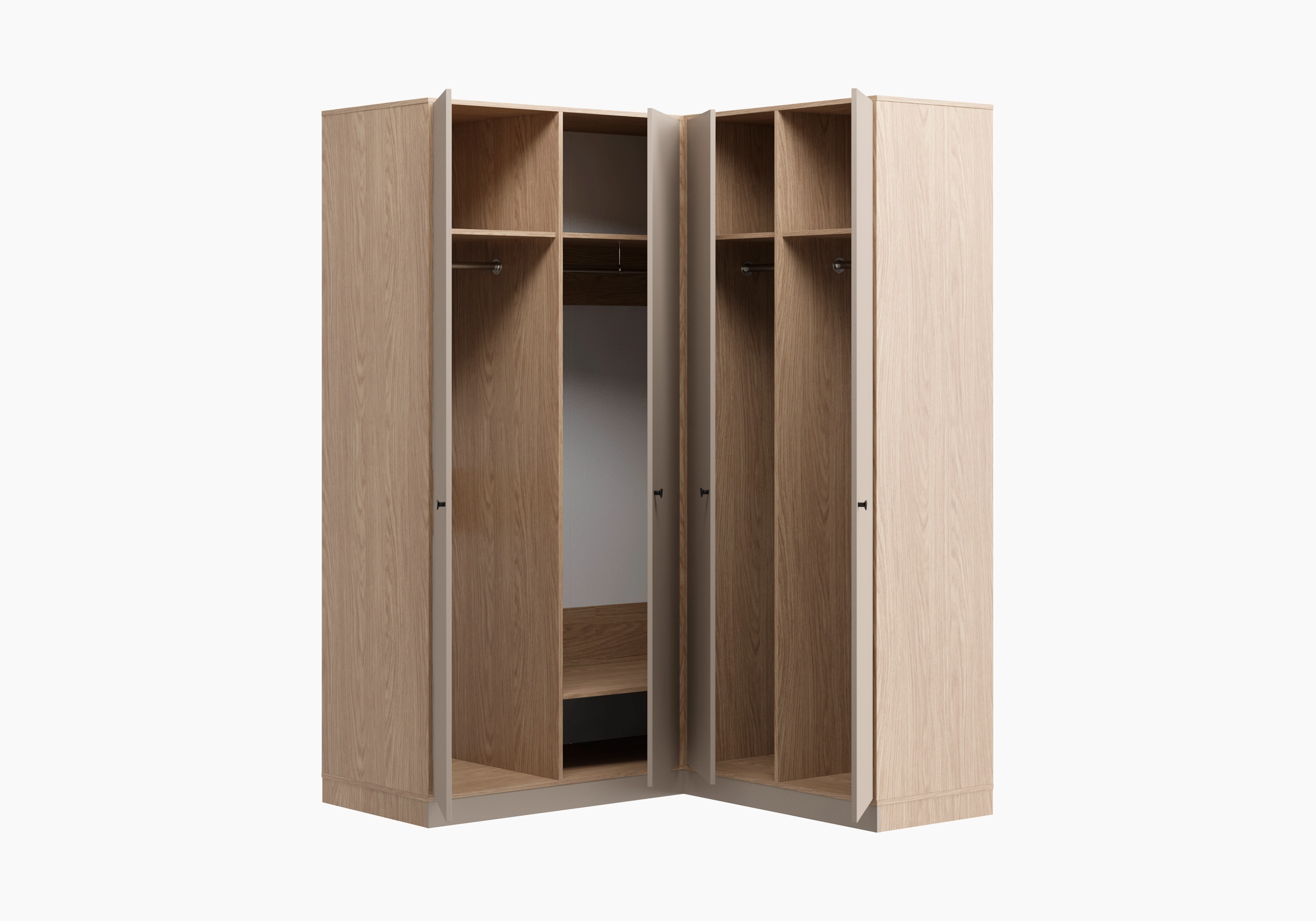 Распашной шкаф угловой Виггинс-2.2 400