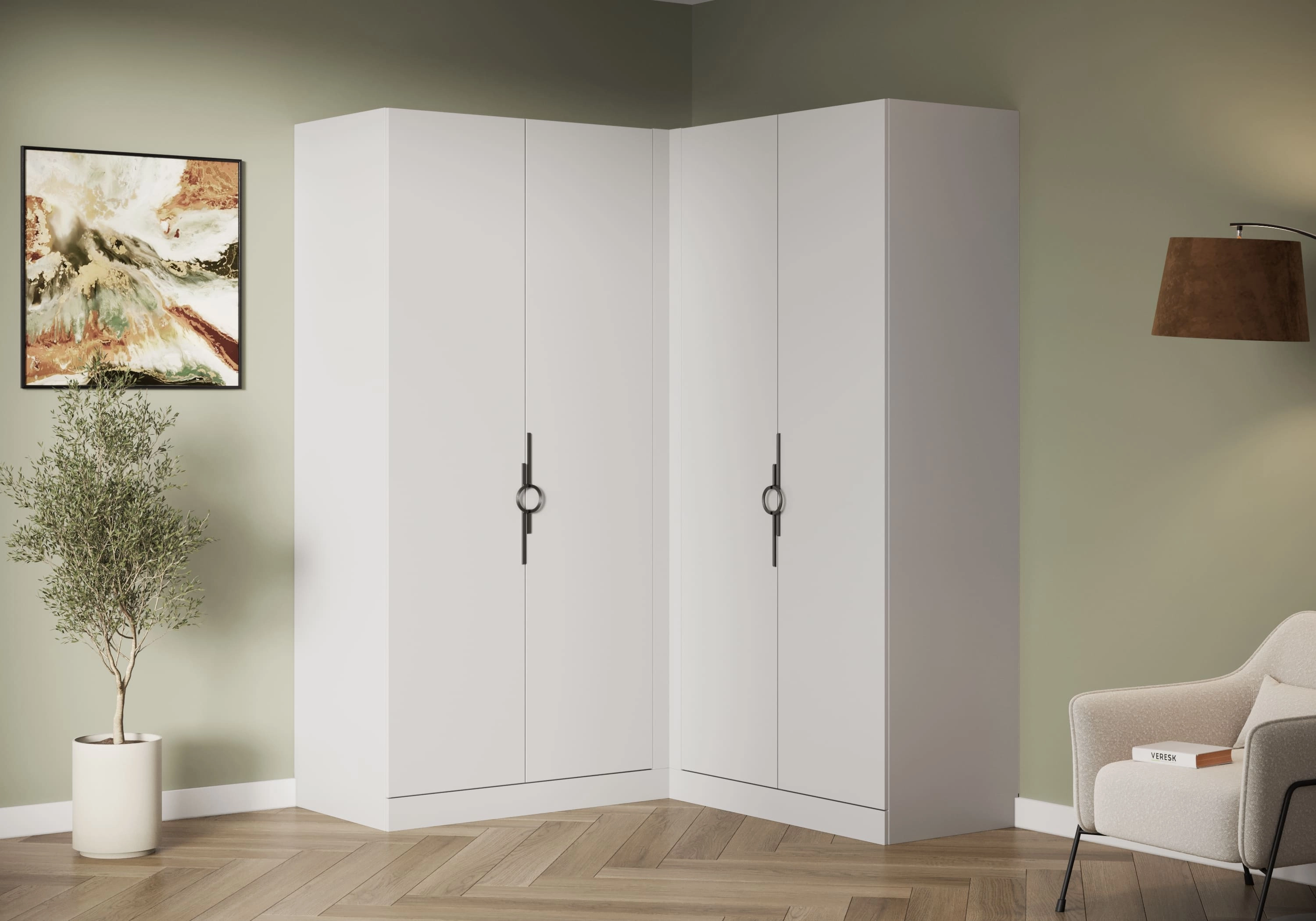 Угловой шкаф Элавия-2-550