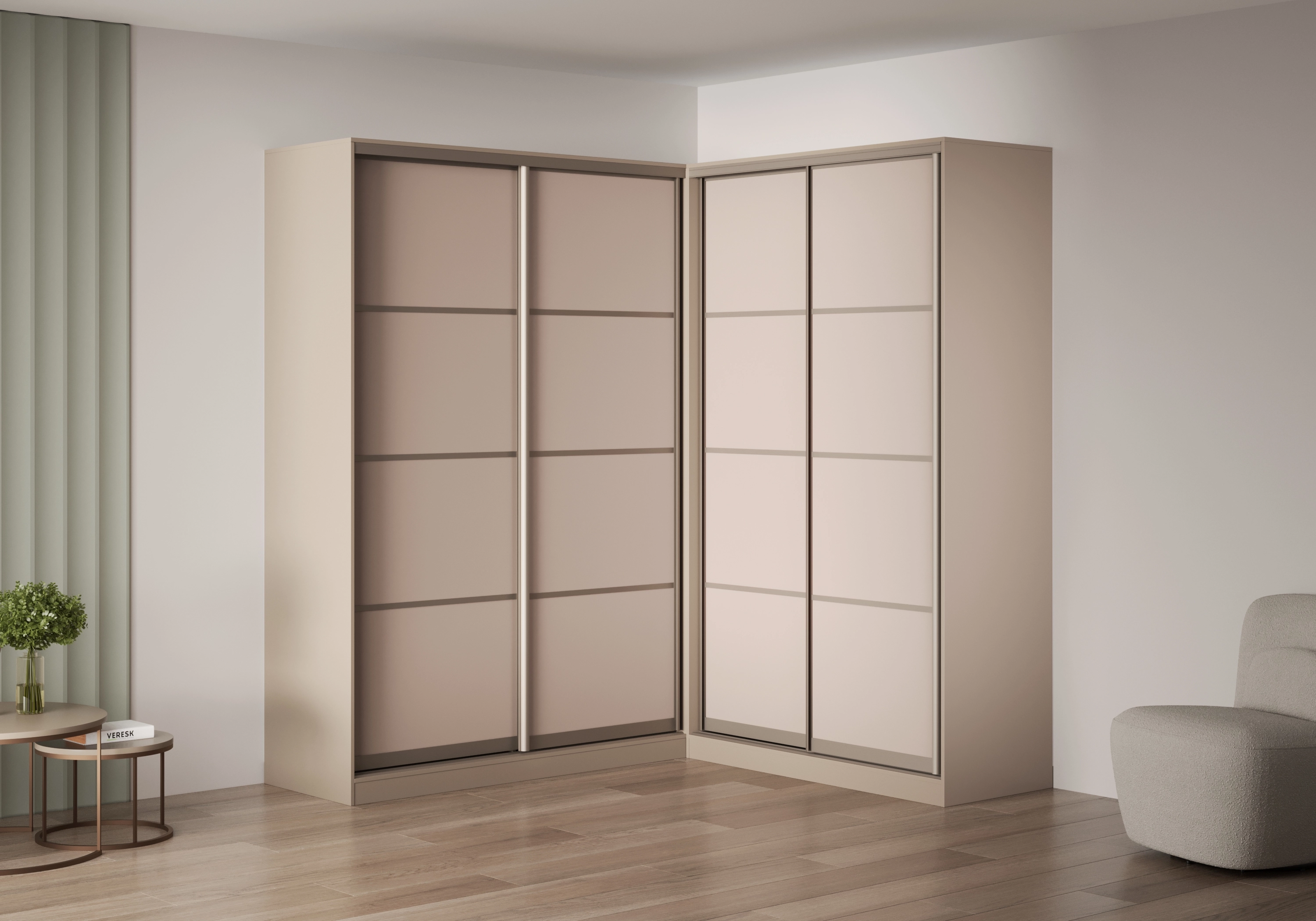 Шкаф-купе угловой Борден-6-4 2000 Премиум