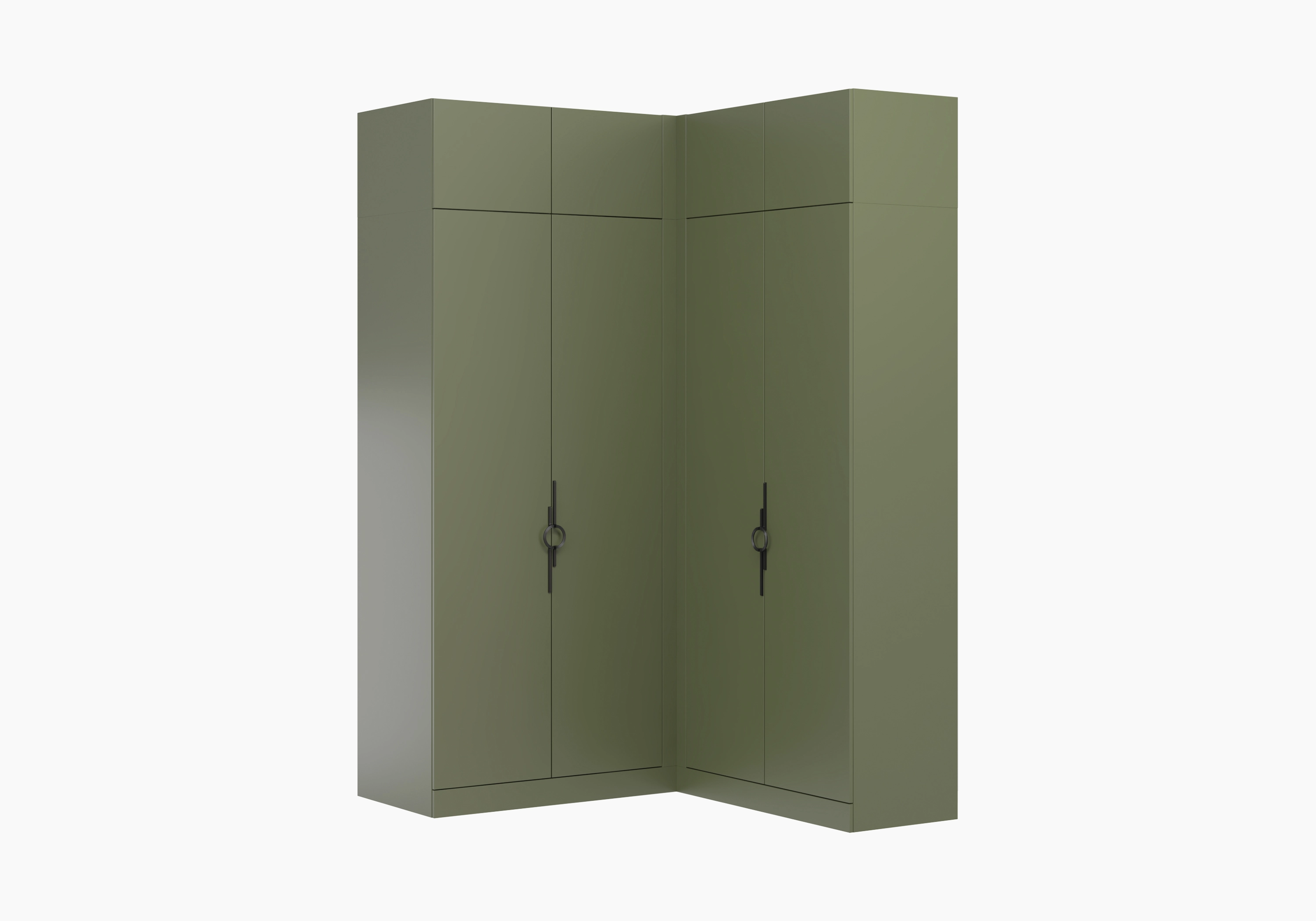 Угловой шкаф Элавия-2-500 с антресолью