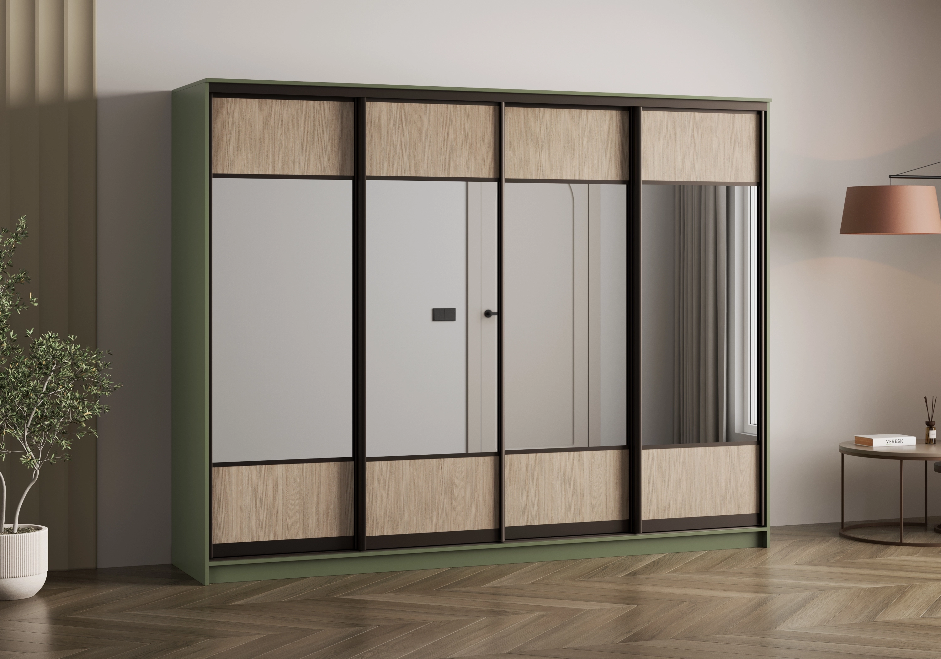 Шкаф-купе Борден-4-1 Премиум