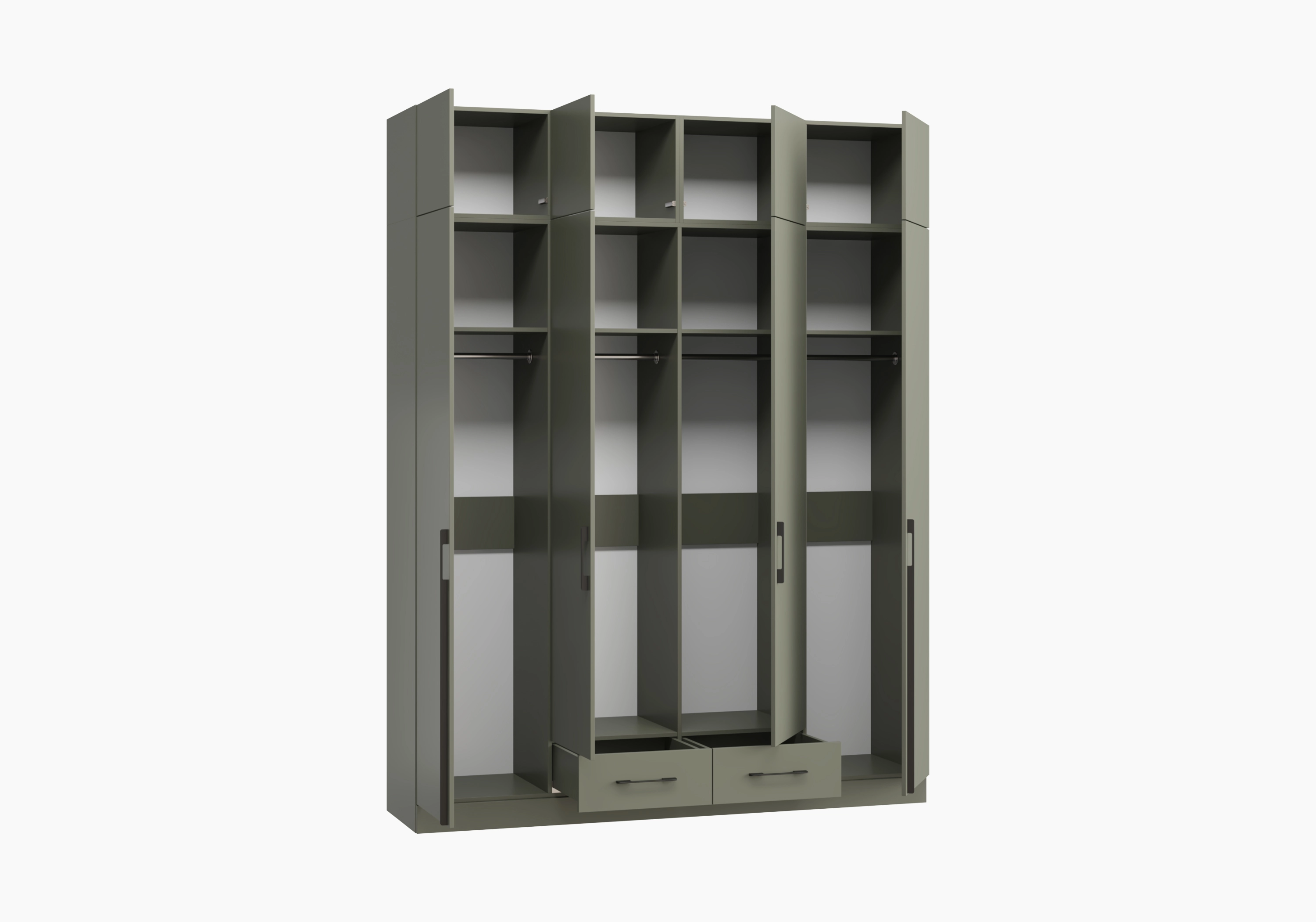 Распашной шкаф Капса-4.1.1 с антресолью