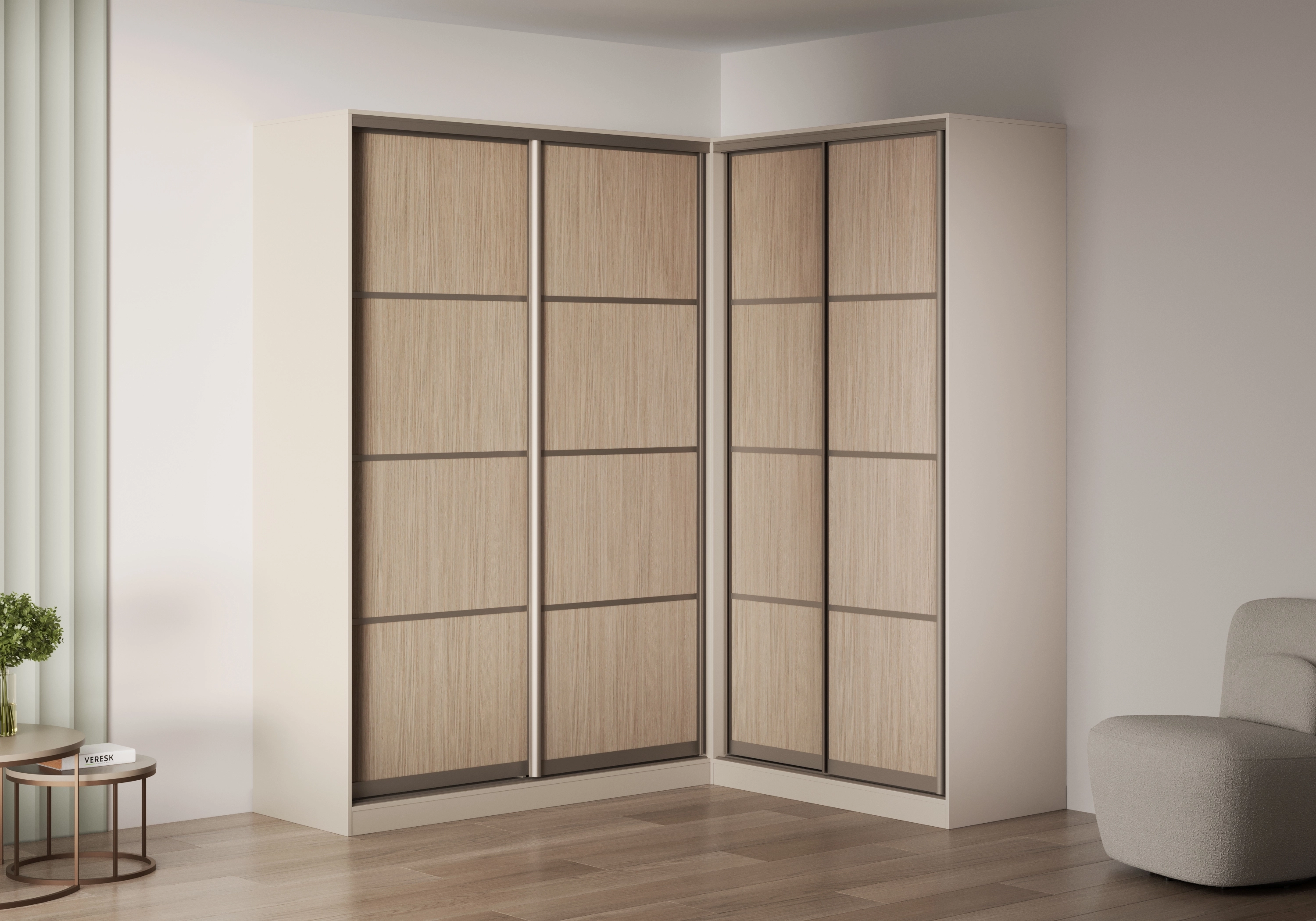 Шкаф-купе угловой Борден-6-4 1800 Премиум