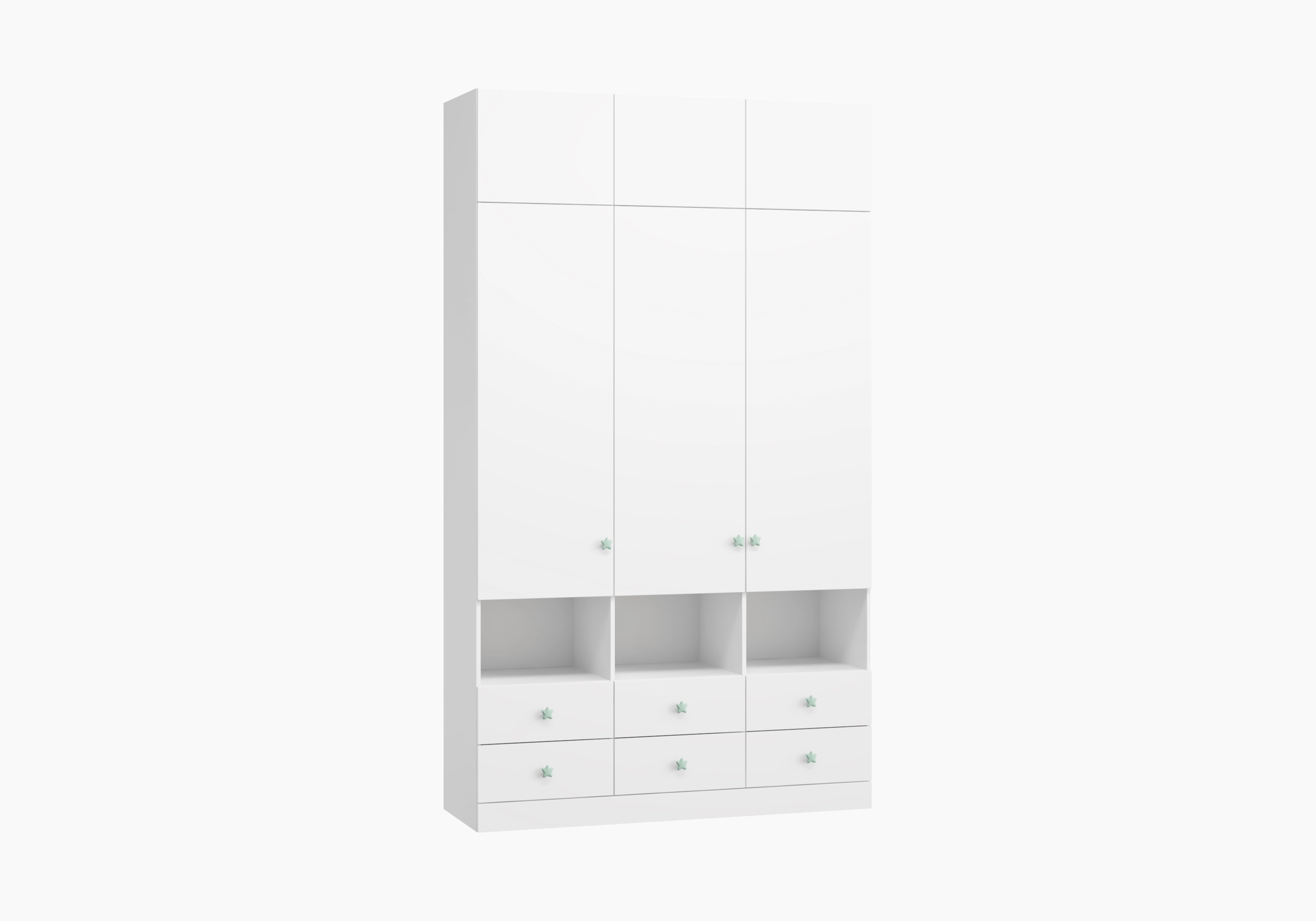 Распашной шкаф Капса-3.5 с антресолью