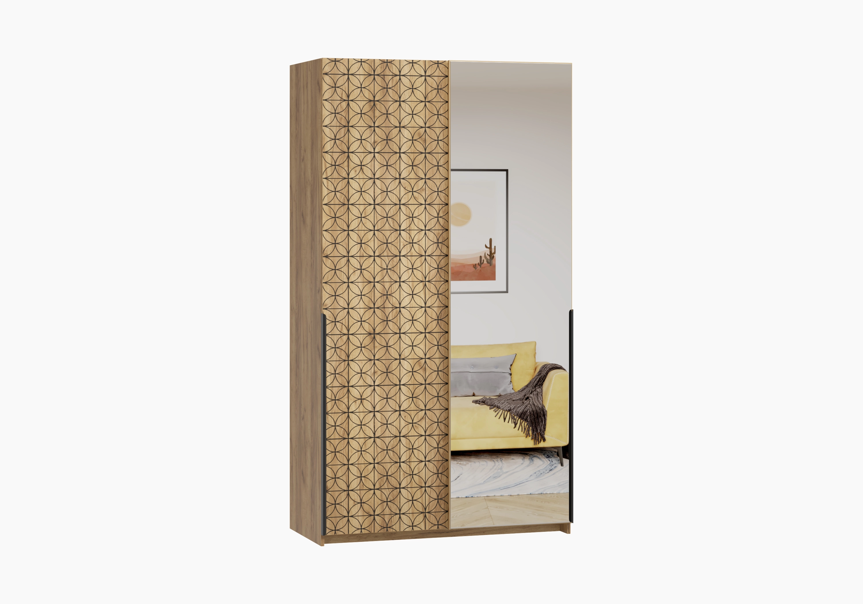 Шкаф-купе Салленс-2-2 Декор 3