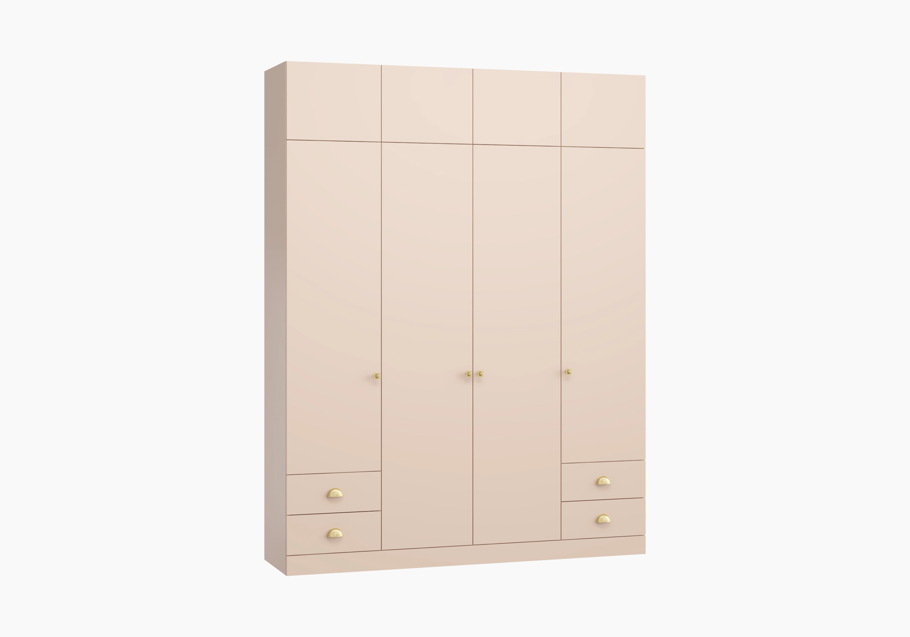 Распашной шкаф Капса-4.2.2 с антресолью