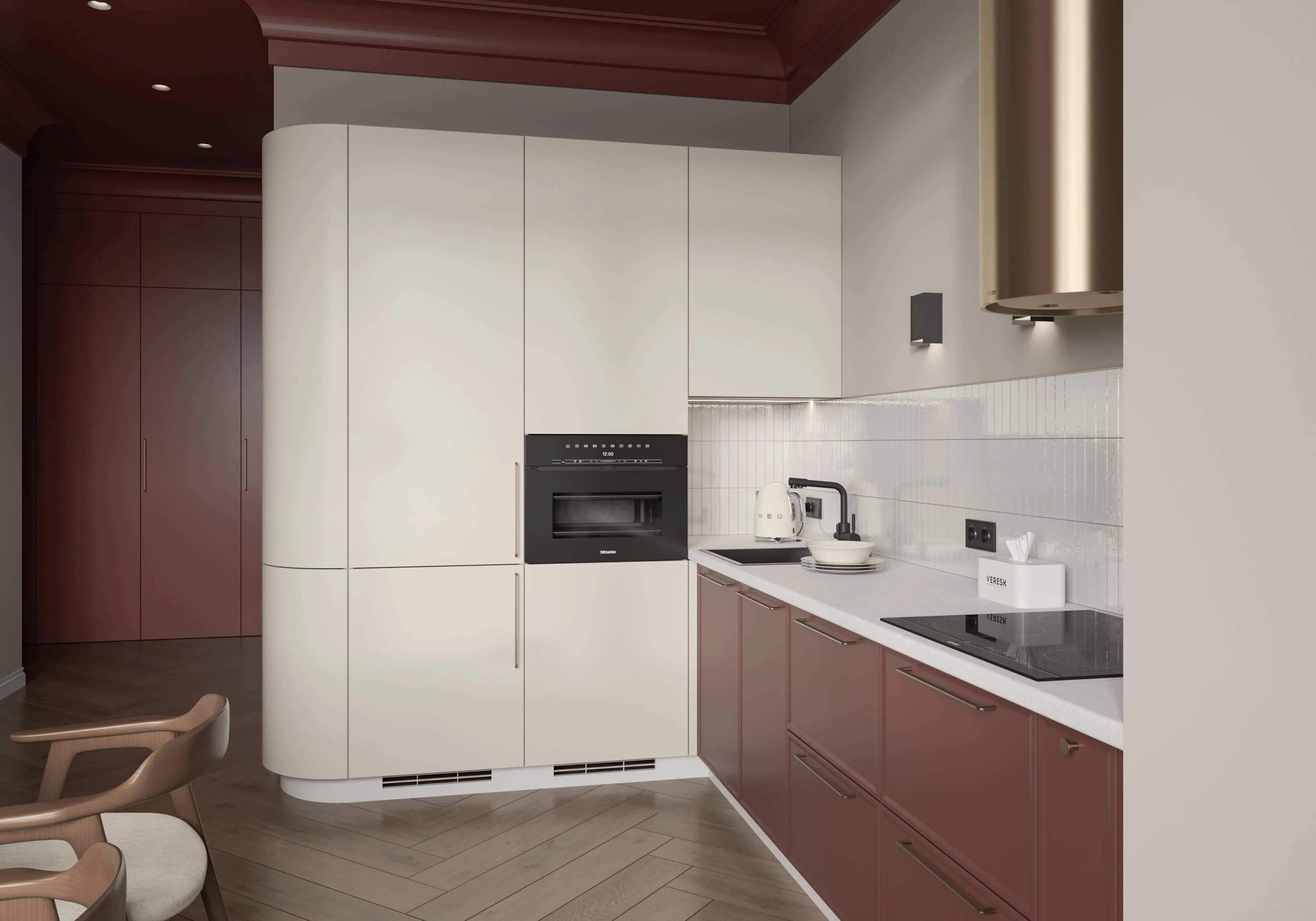 Кухонный гарнитур Лефель-1