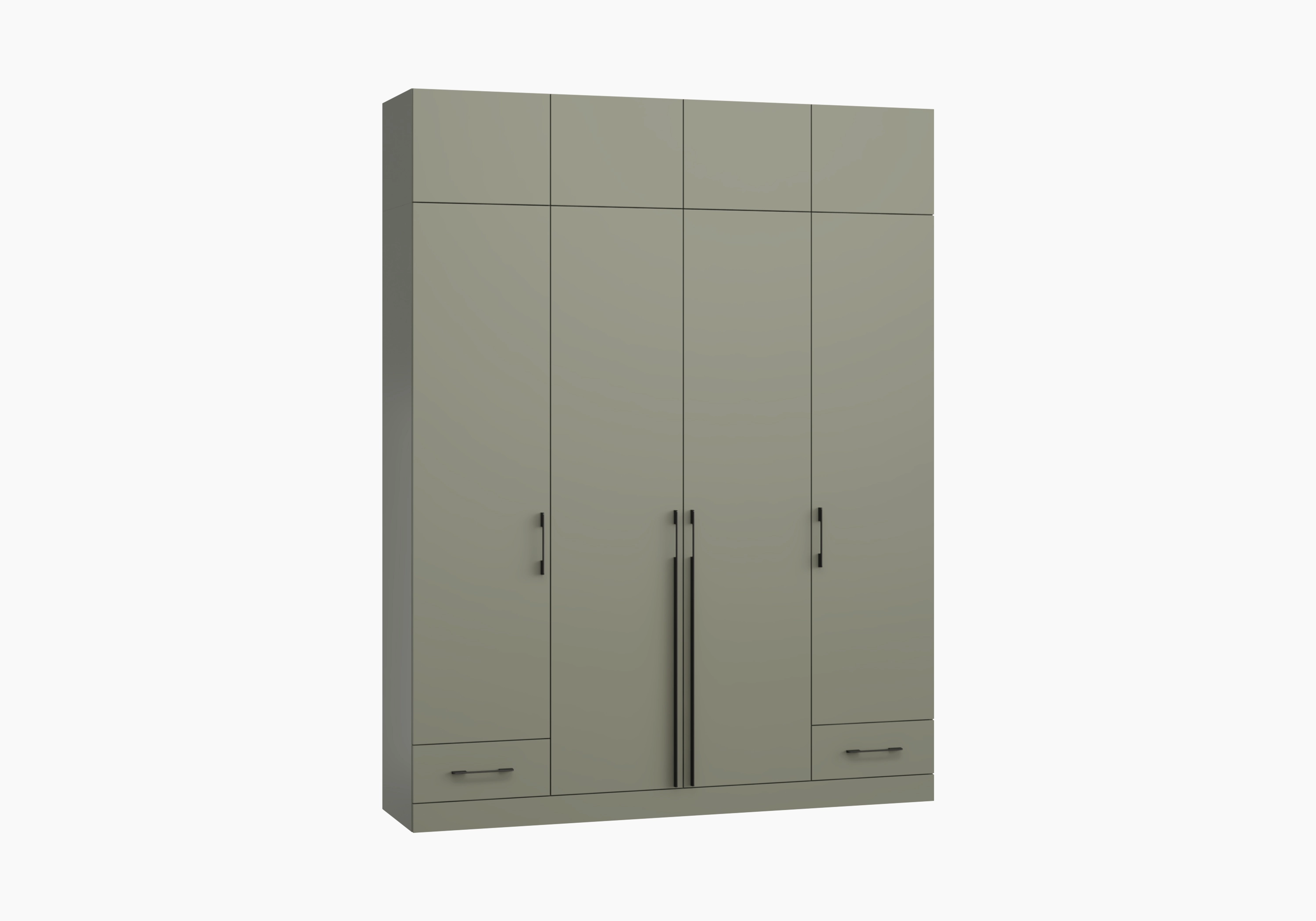 Распашной шкаф Капса-4.2.1 с антресолью