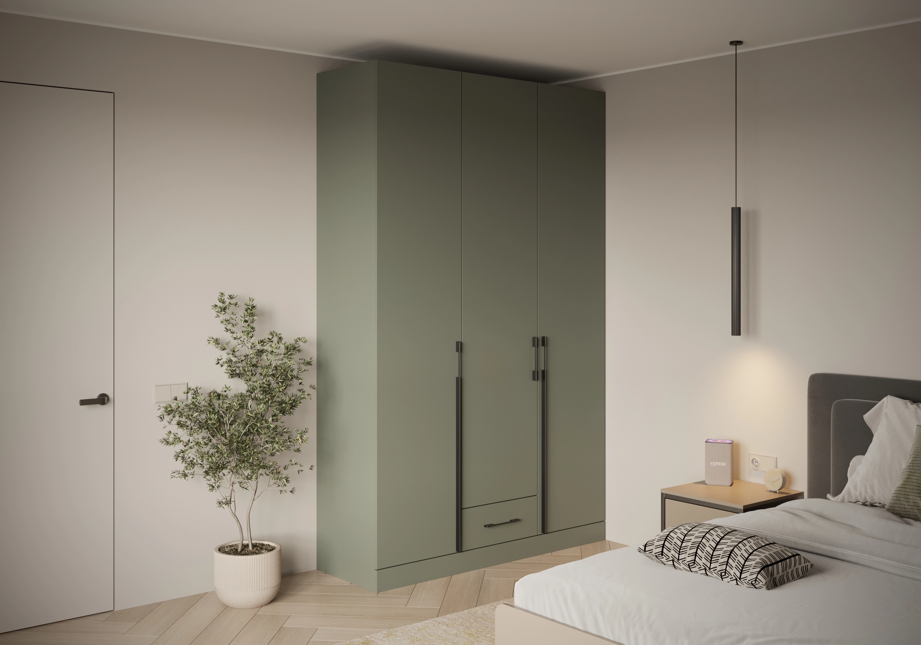 Распашной шкаф Капса-3.1.1