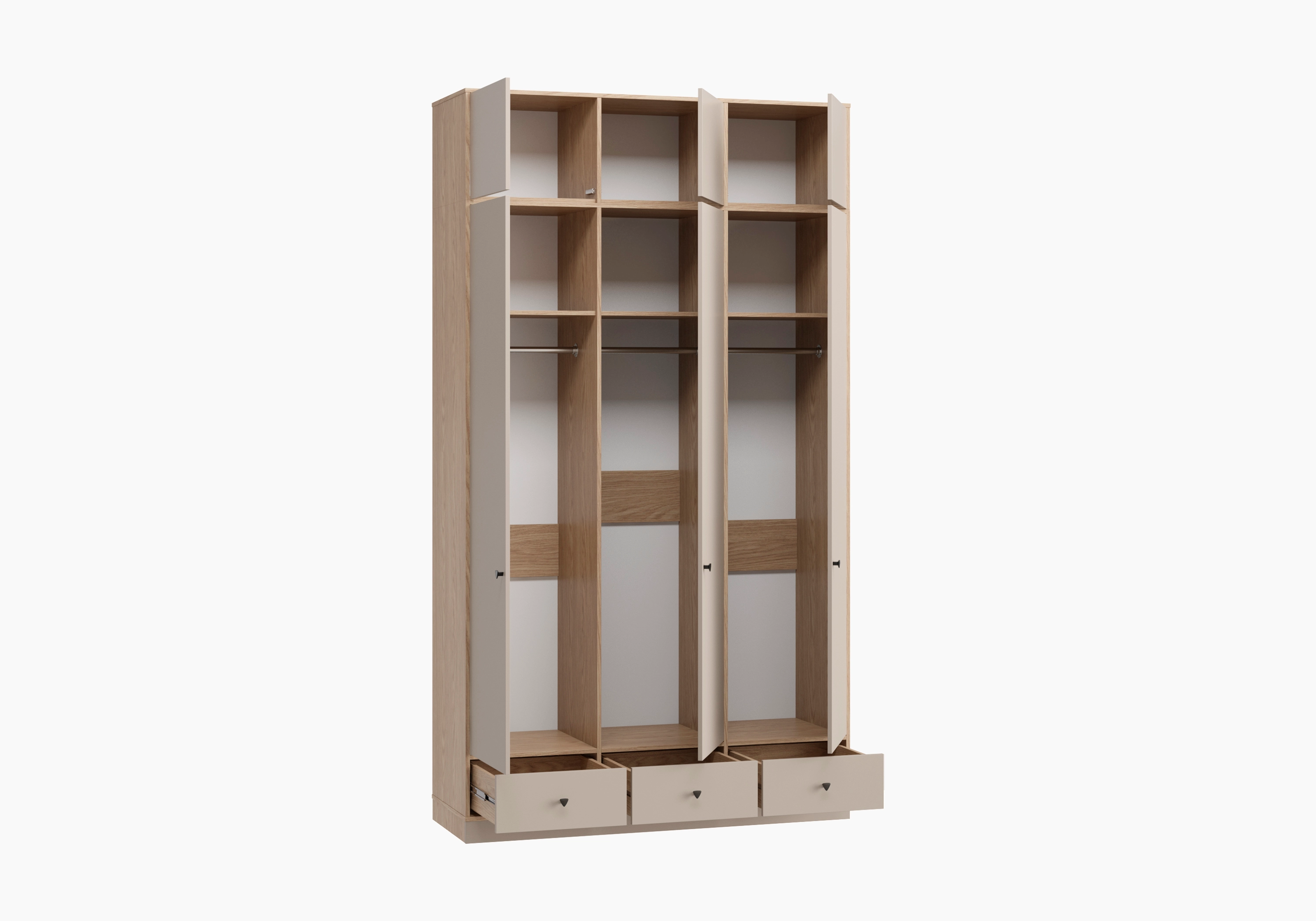 Распашной шкаф Виггинс-3.1 с антресолью