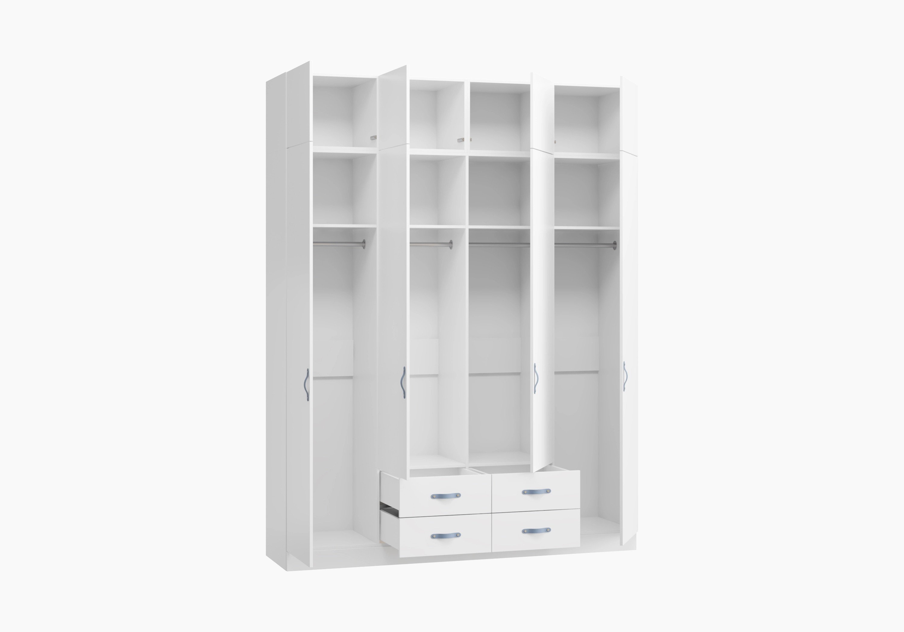 Распашной шкаф Капса-4.1.2 с антресолью