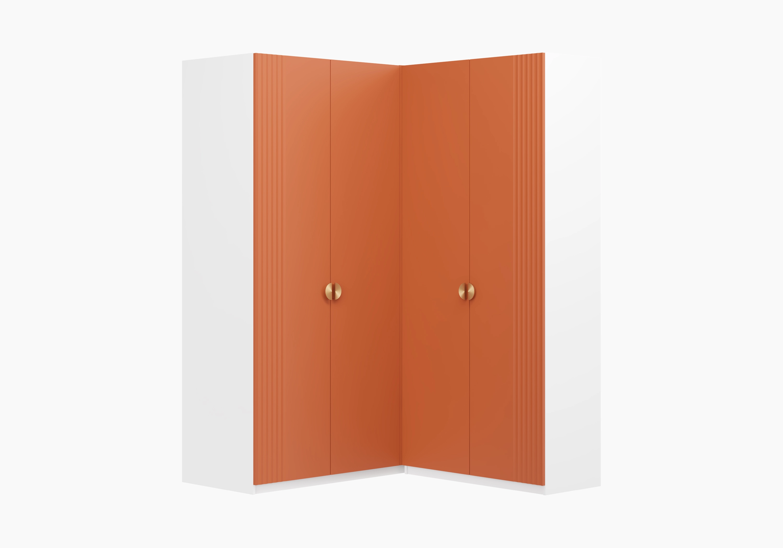 Распашной шкаф угловой Санторини-450 Лайф