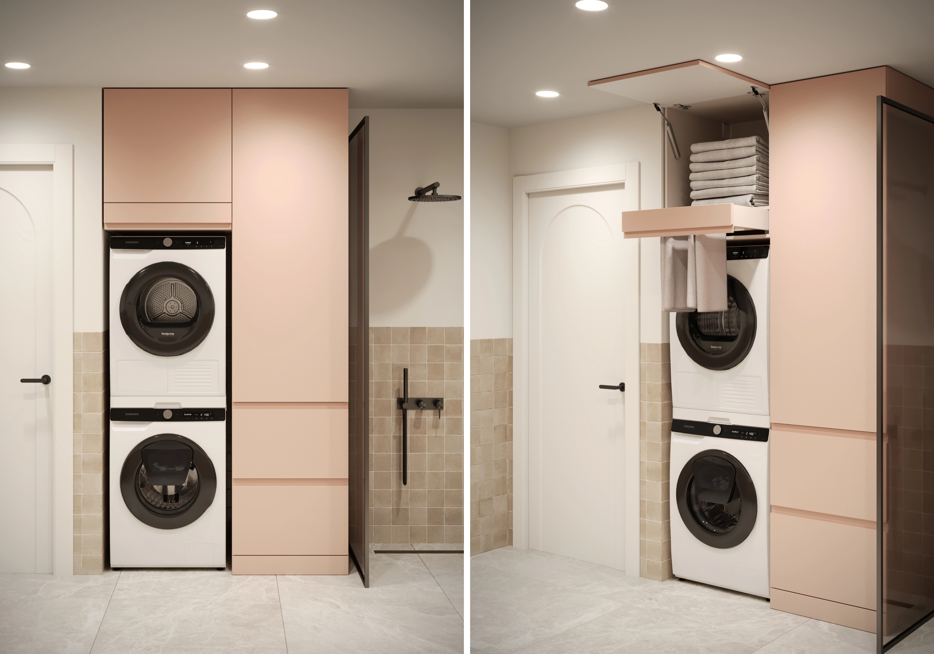 Шкаф под стиральную машину Пьоджа-2