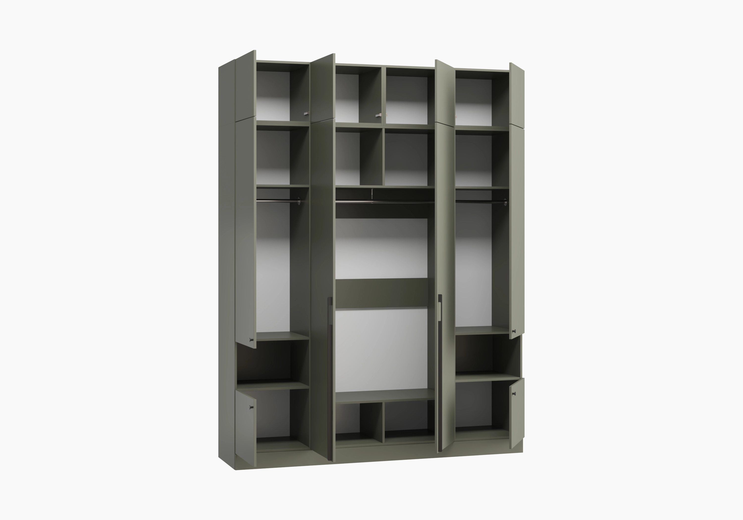 Распашной шкаф Капса-4.4 с антресолью