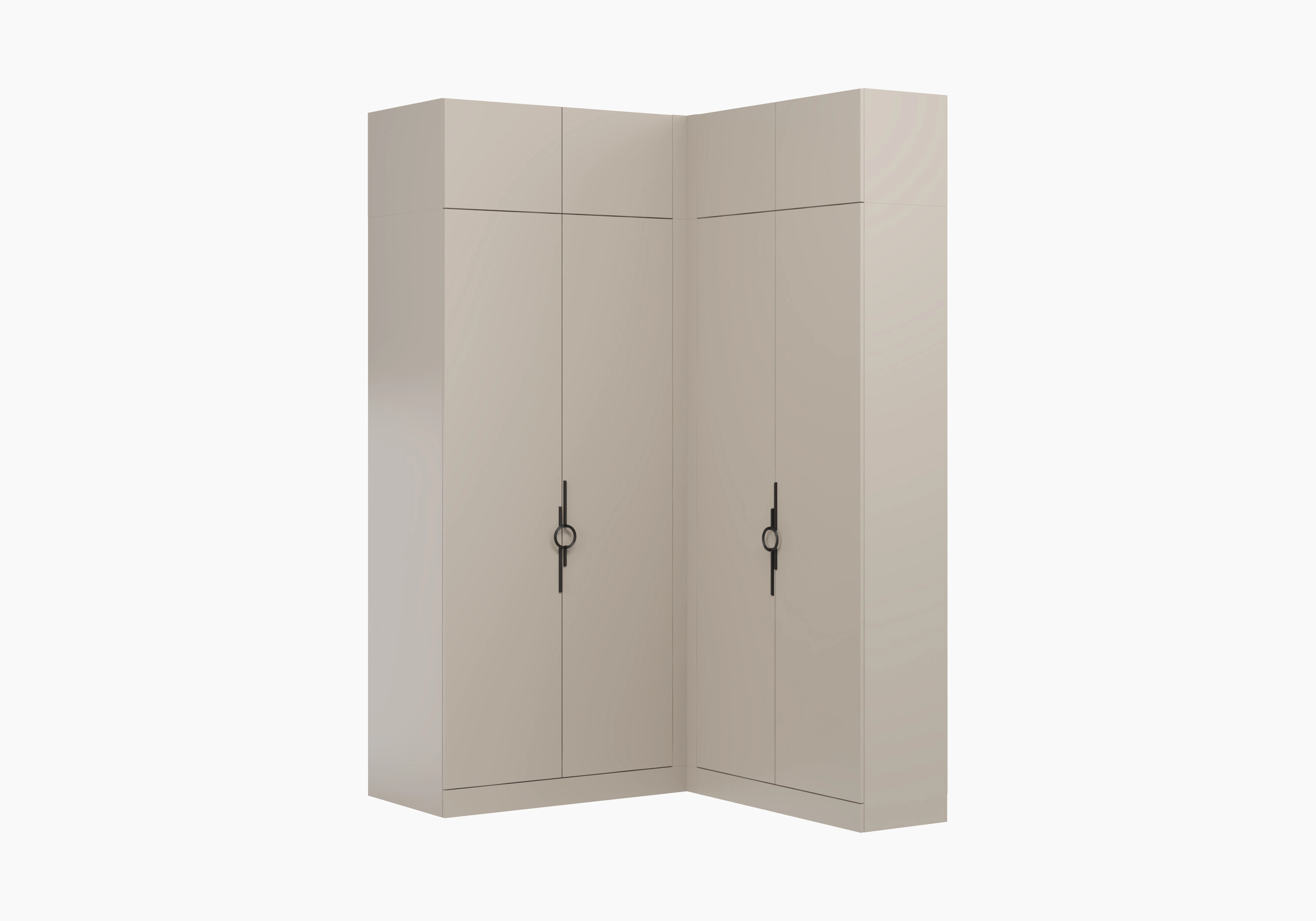 Угловой шкаф Элавия-2-400 с антресолью