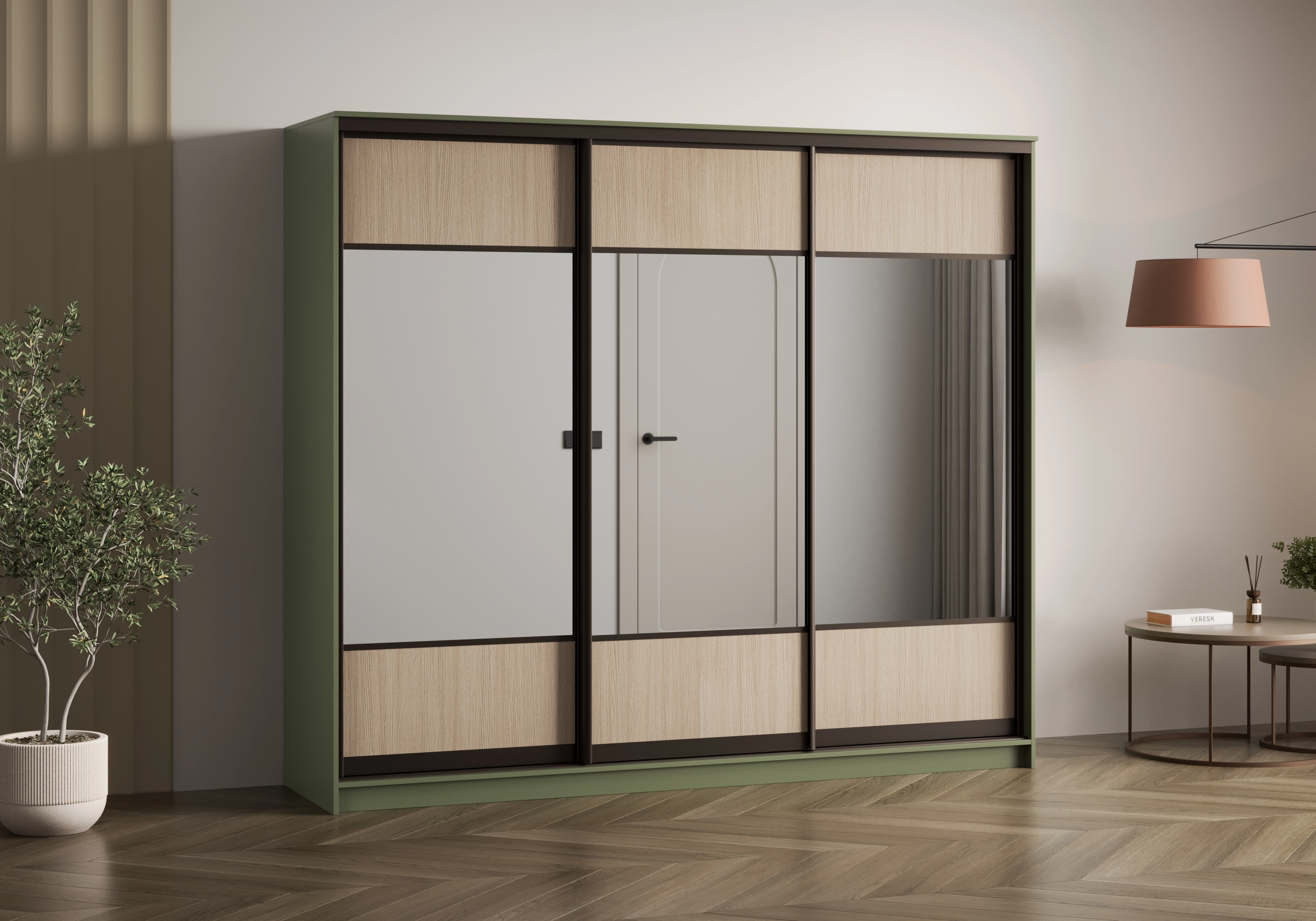 Шкаф-купе Борден-3-1 Премиум