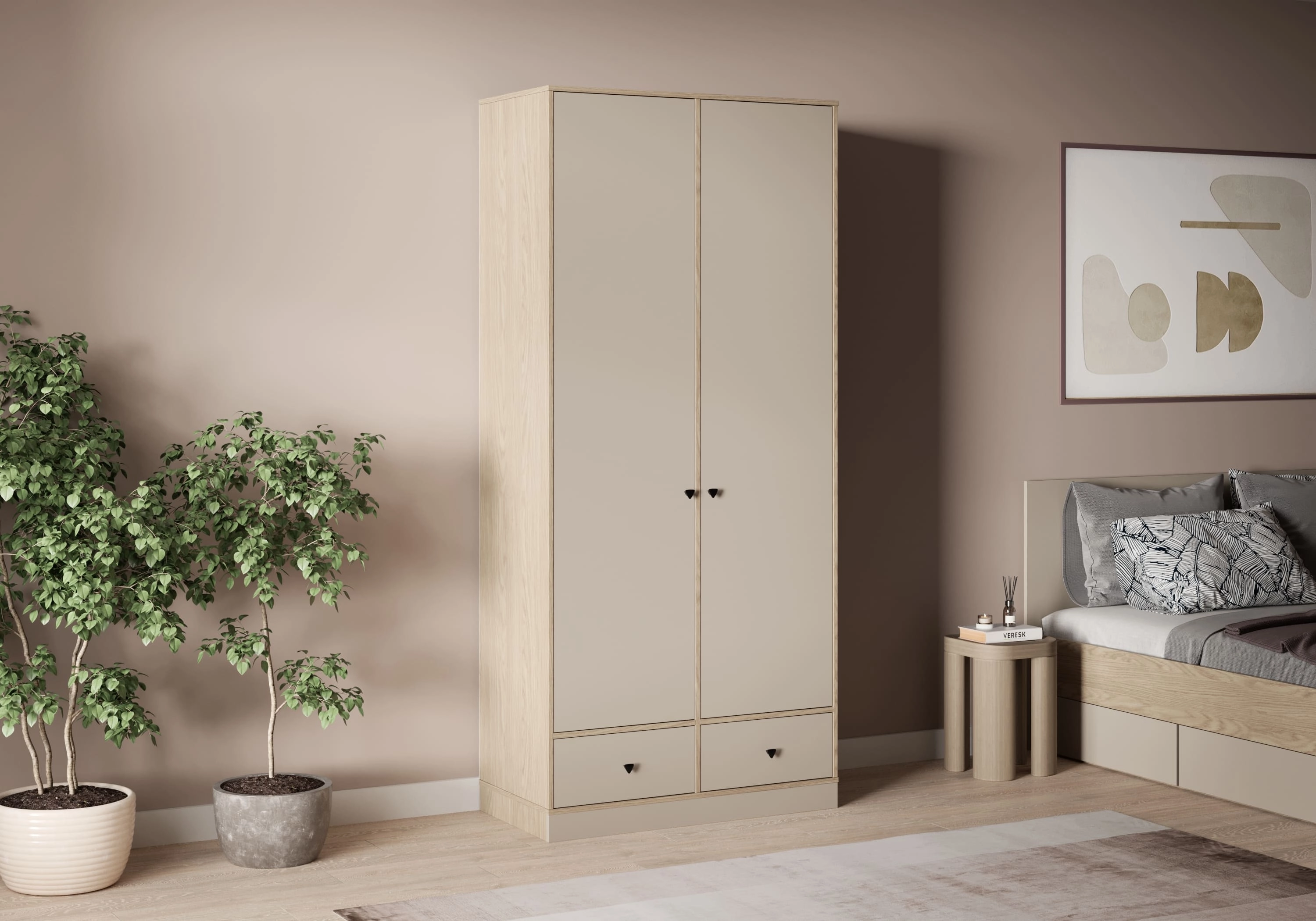 Распашной шкаф Виггинс-2.1