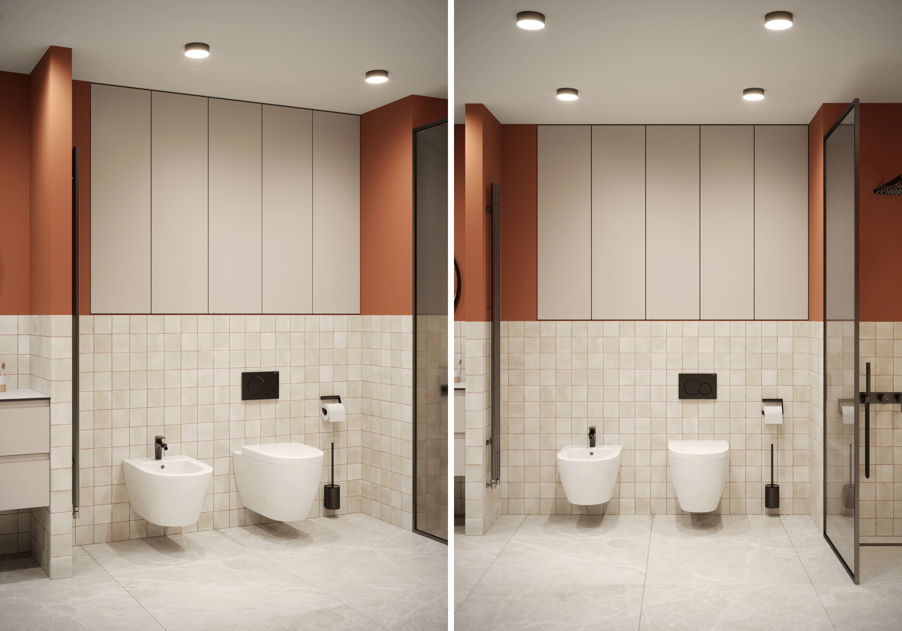 Шкаф над инсталляцией Пьоджа-1