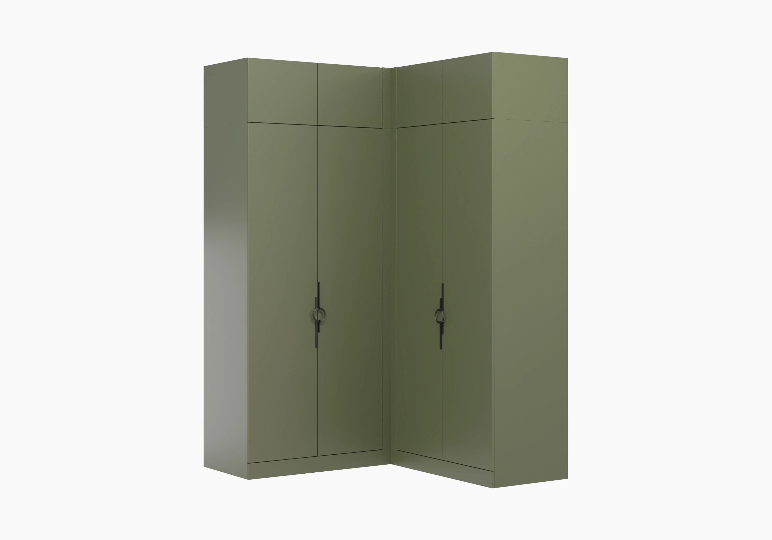 Распашной шкаф Элавия-2-600 с антресолью