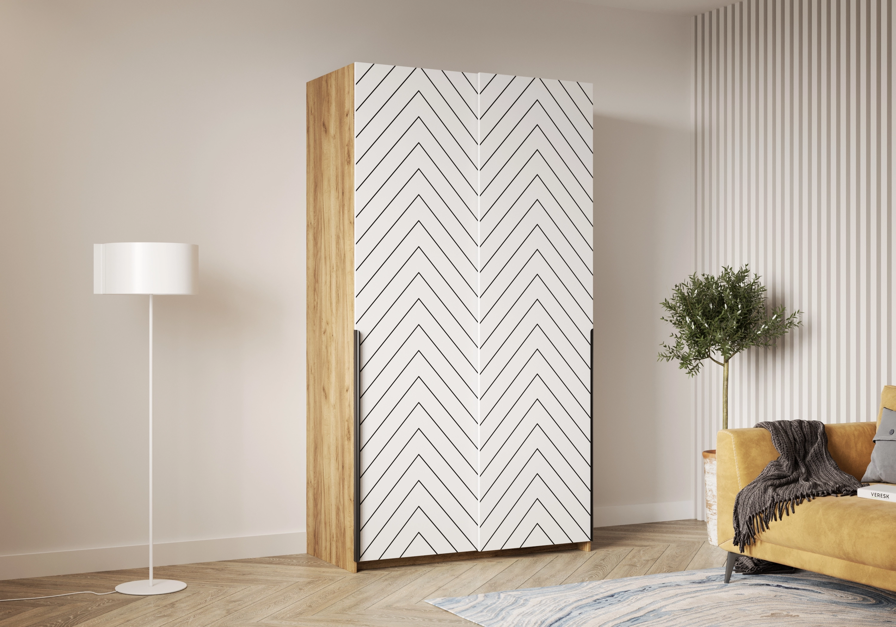 Шкаф-купе Салленс-2-1 Декор 1