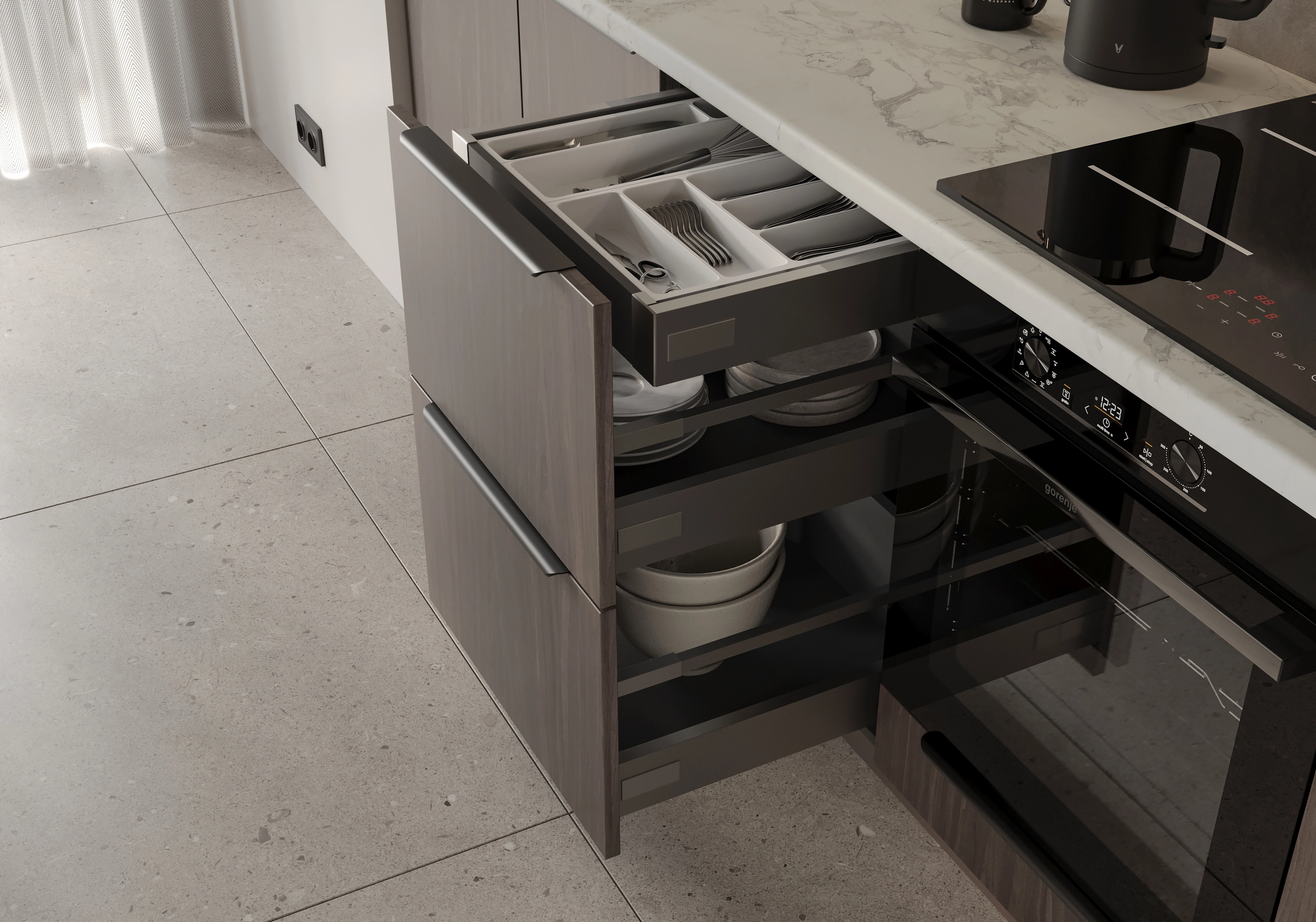 Кухонный гарнитур Линеарис-4