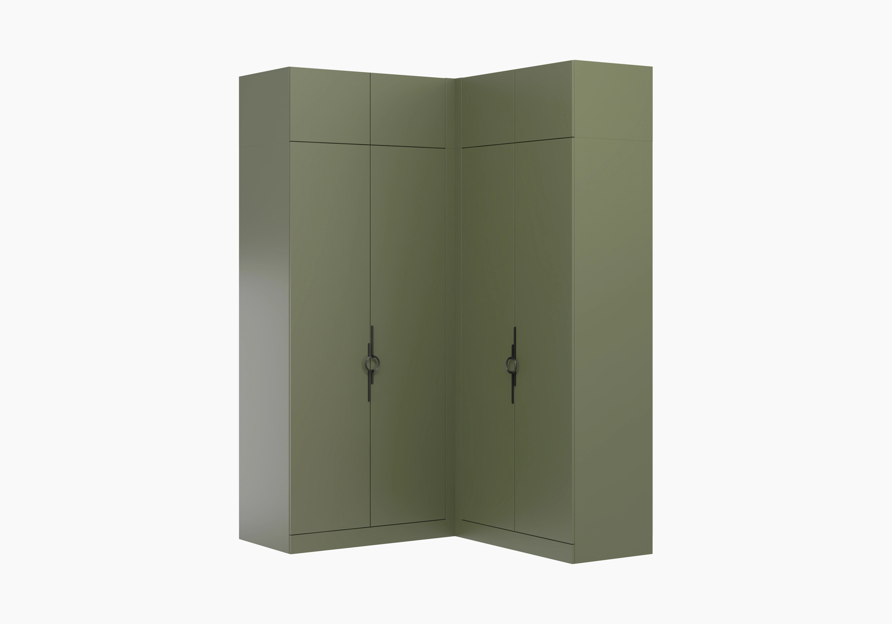 Угловой шкаф Элавия-2-550 с антресолью