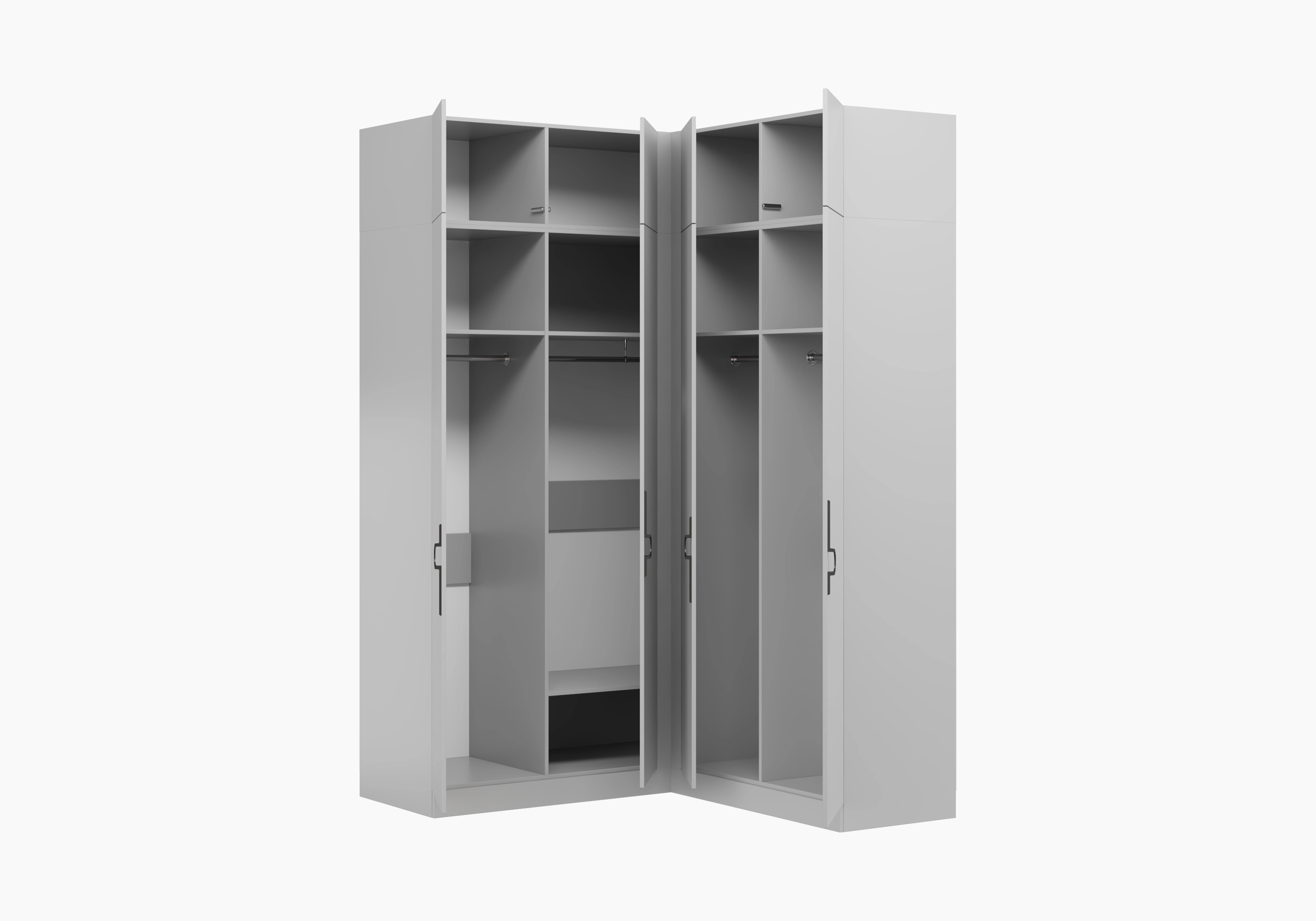 Угловой шкаф Элавия-2-550 с антресолью