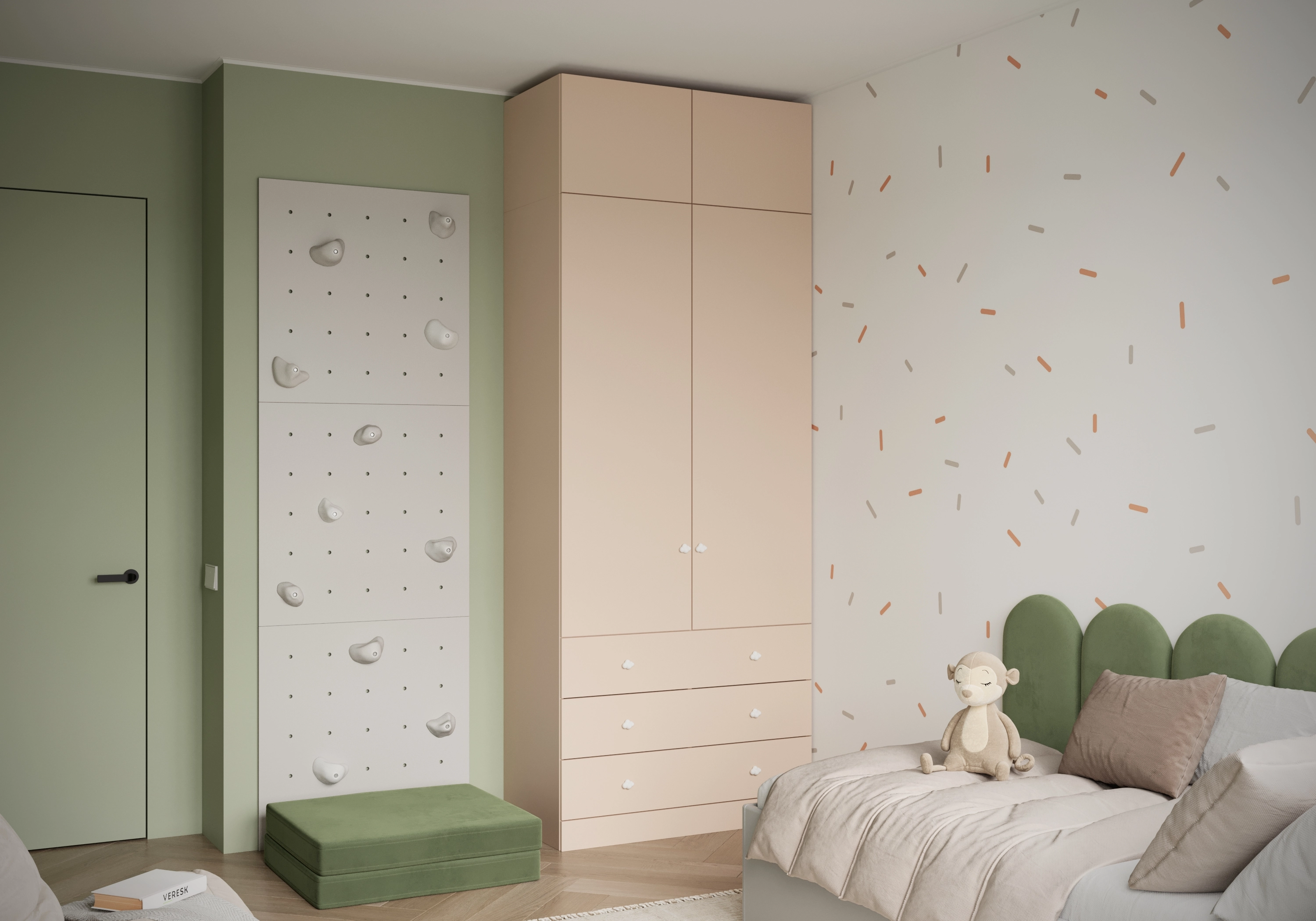 Распашной шкаф Капса-2.1.3 с антресолью