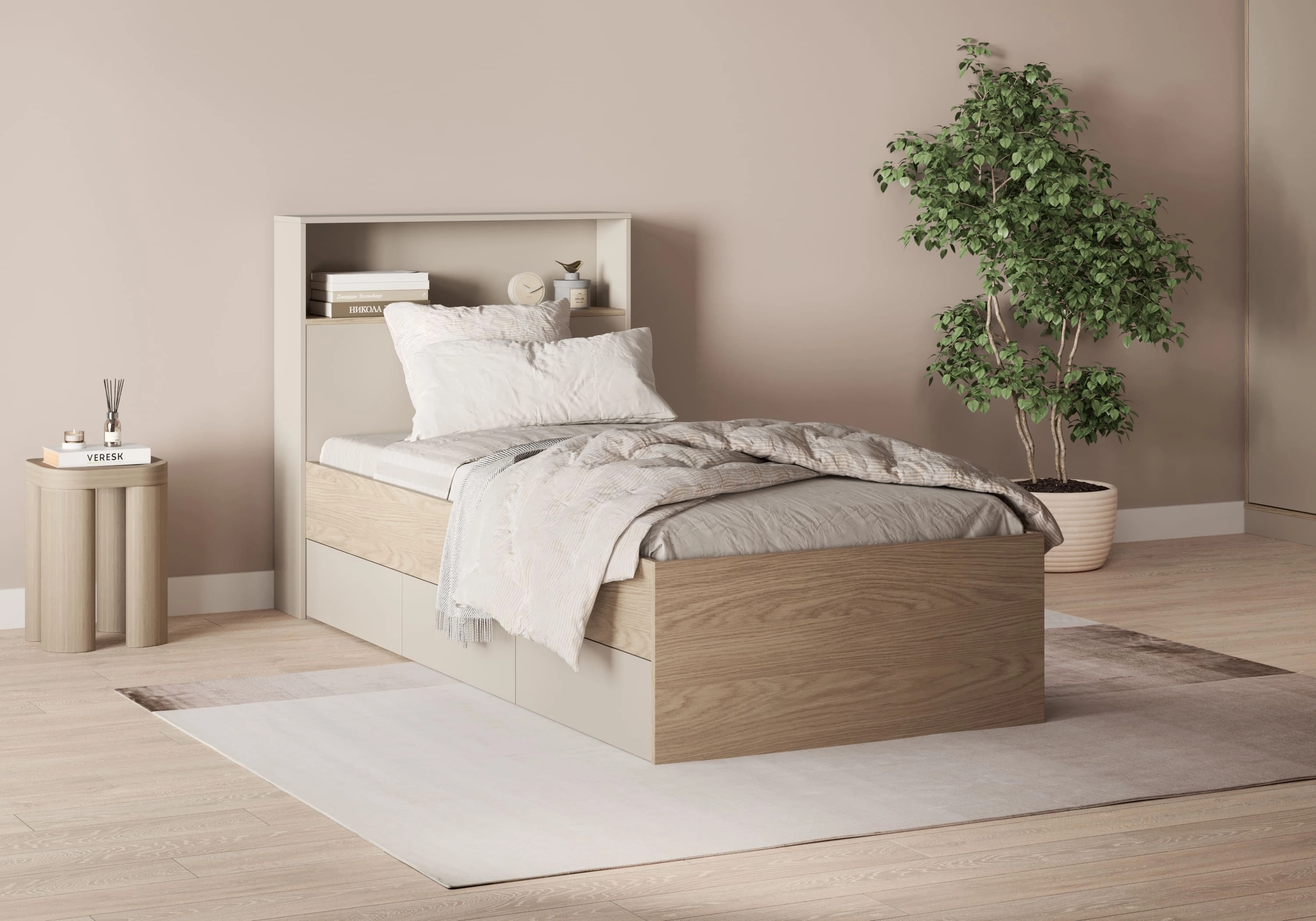 Кровать Виггинс-2 6 ящиков