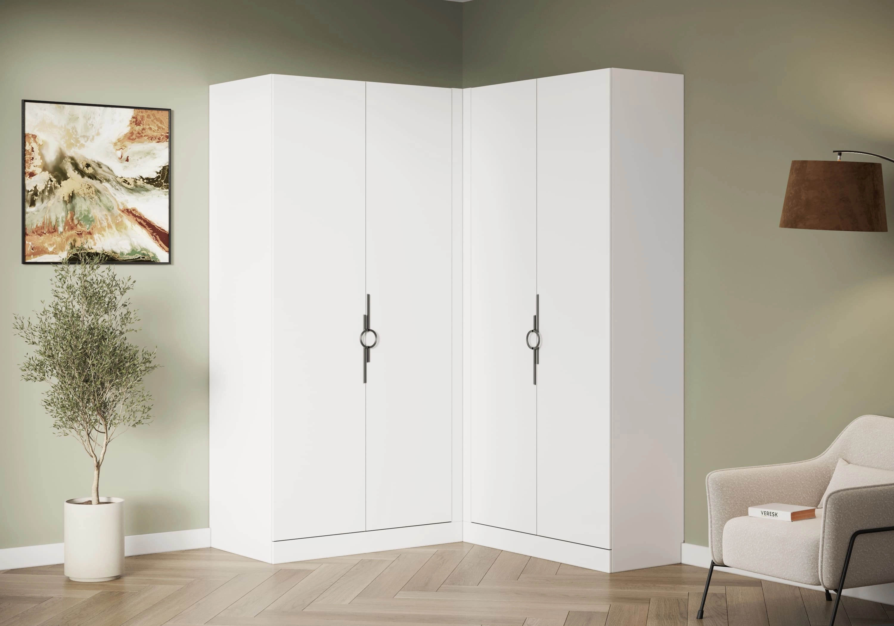 Угловой шкаф Элавия-2-450