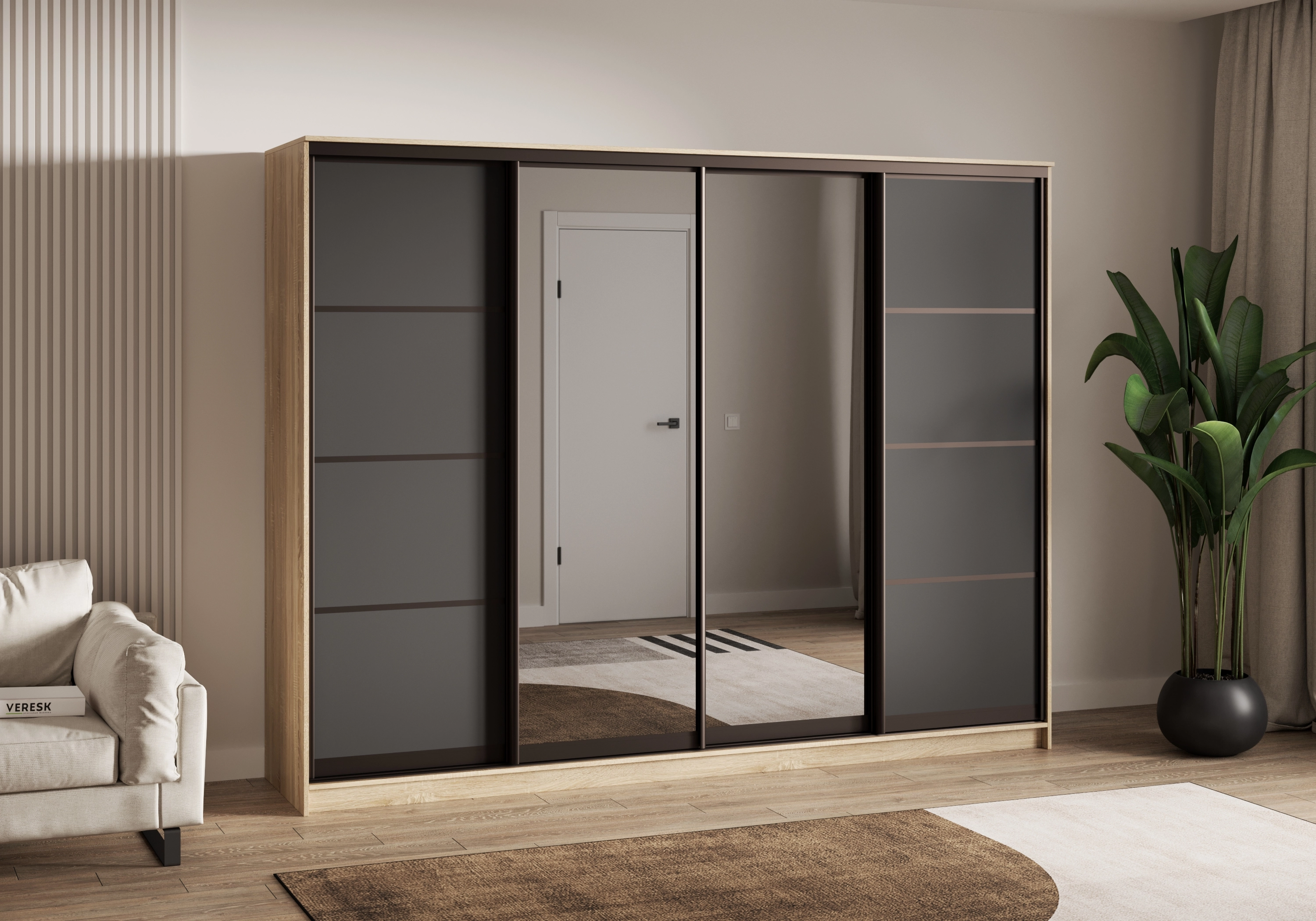 Шкаф-купе Борден-4-2