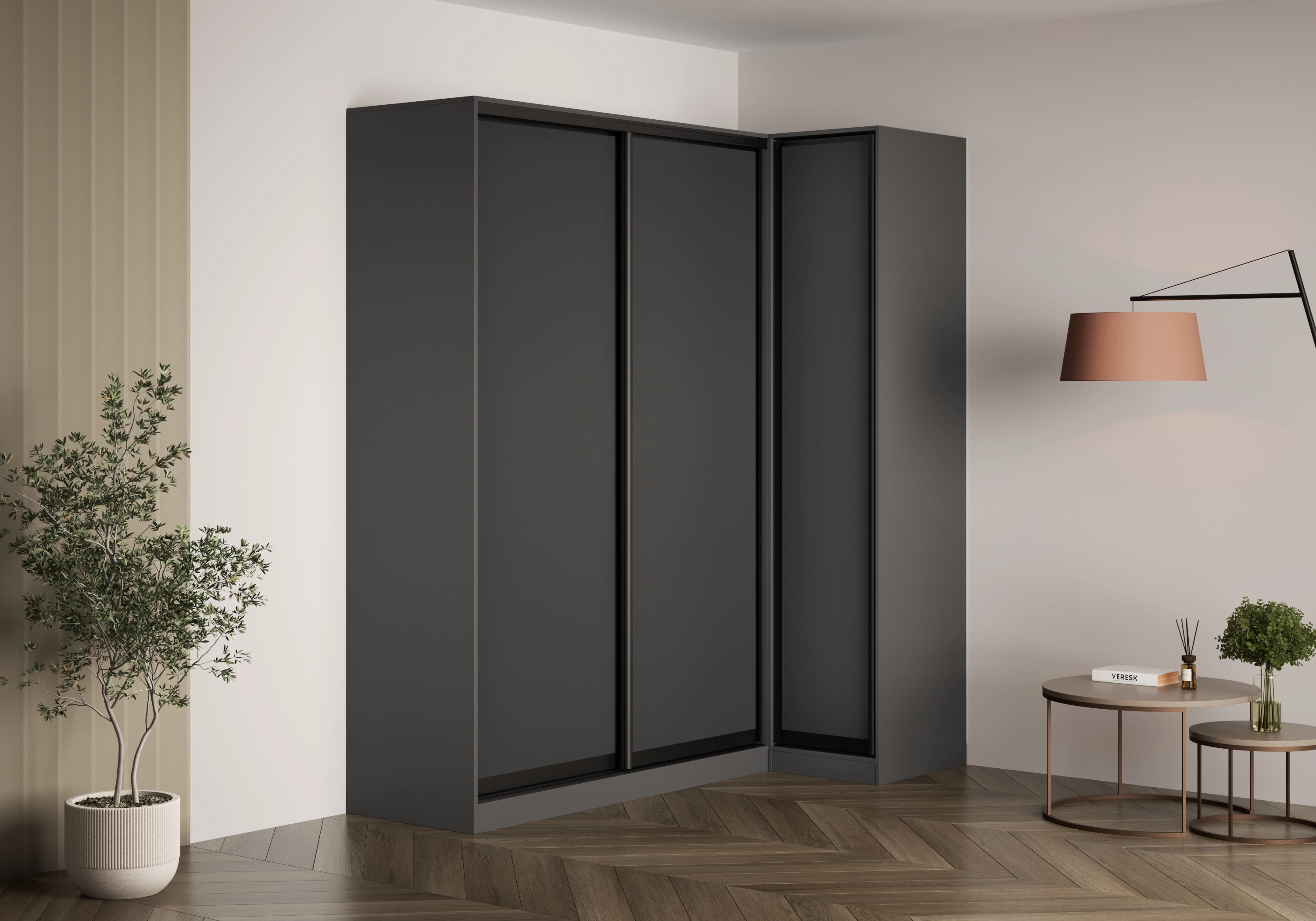 Шкаф-купе угловой Борден-5-6 1100 Премиум