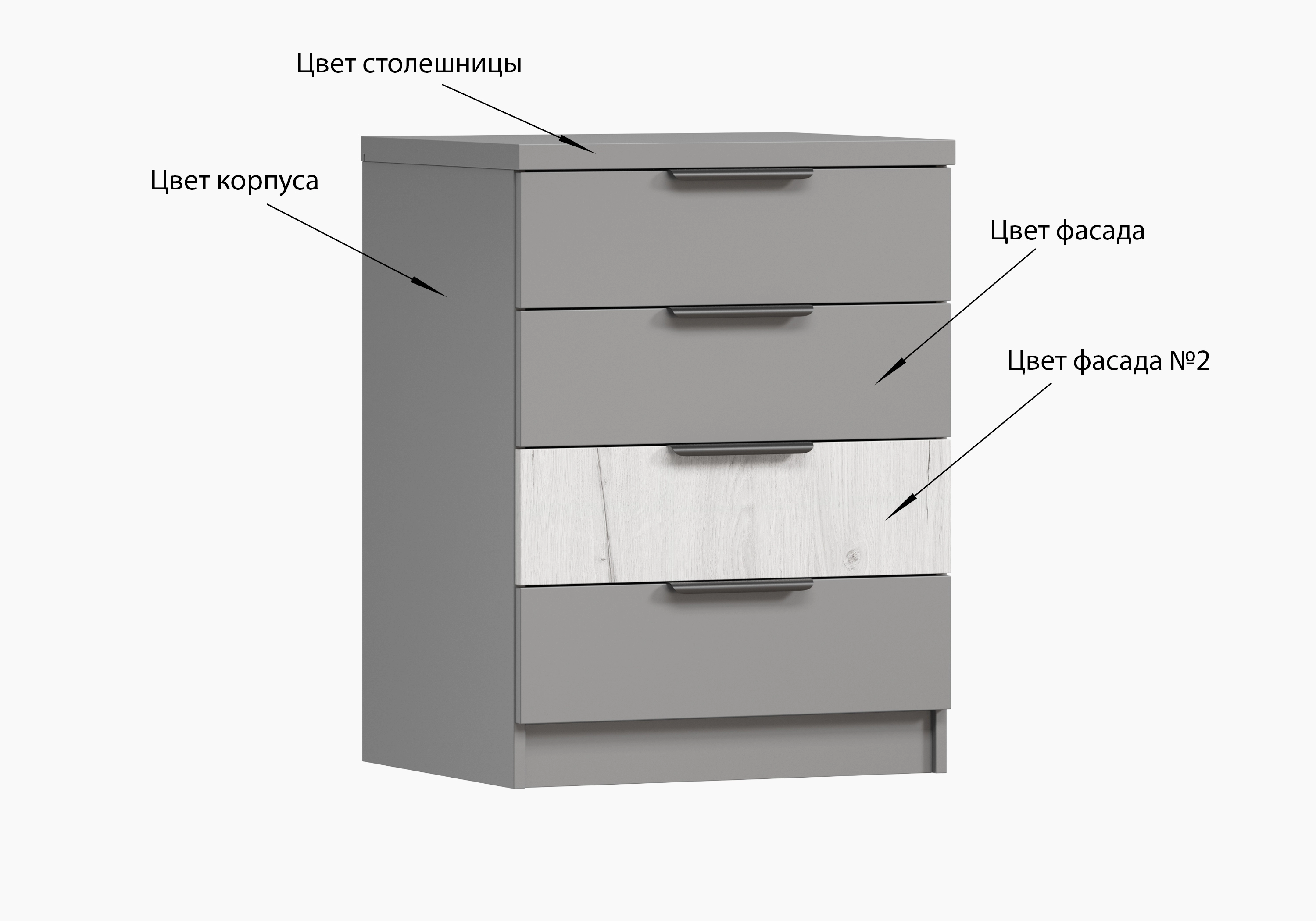 Белый комод Эстенсон