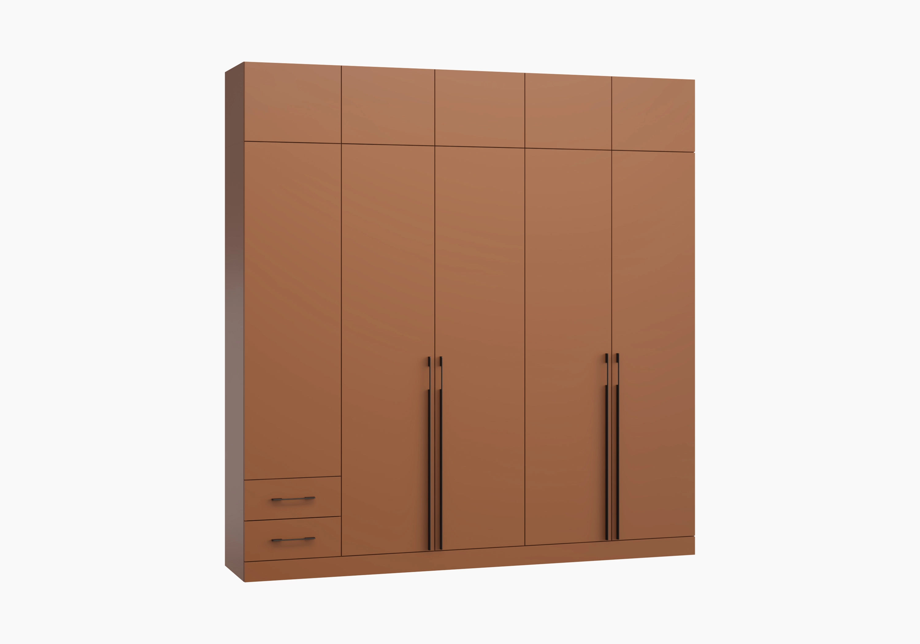 Распашной шкаф Капса-5.2.2 с антресолью