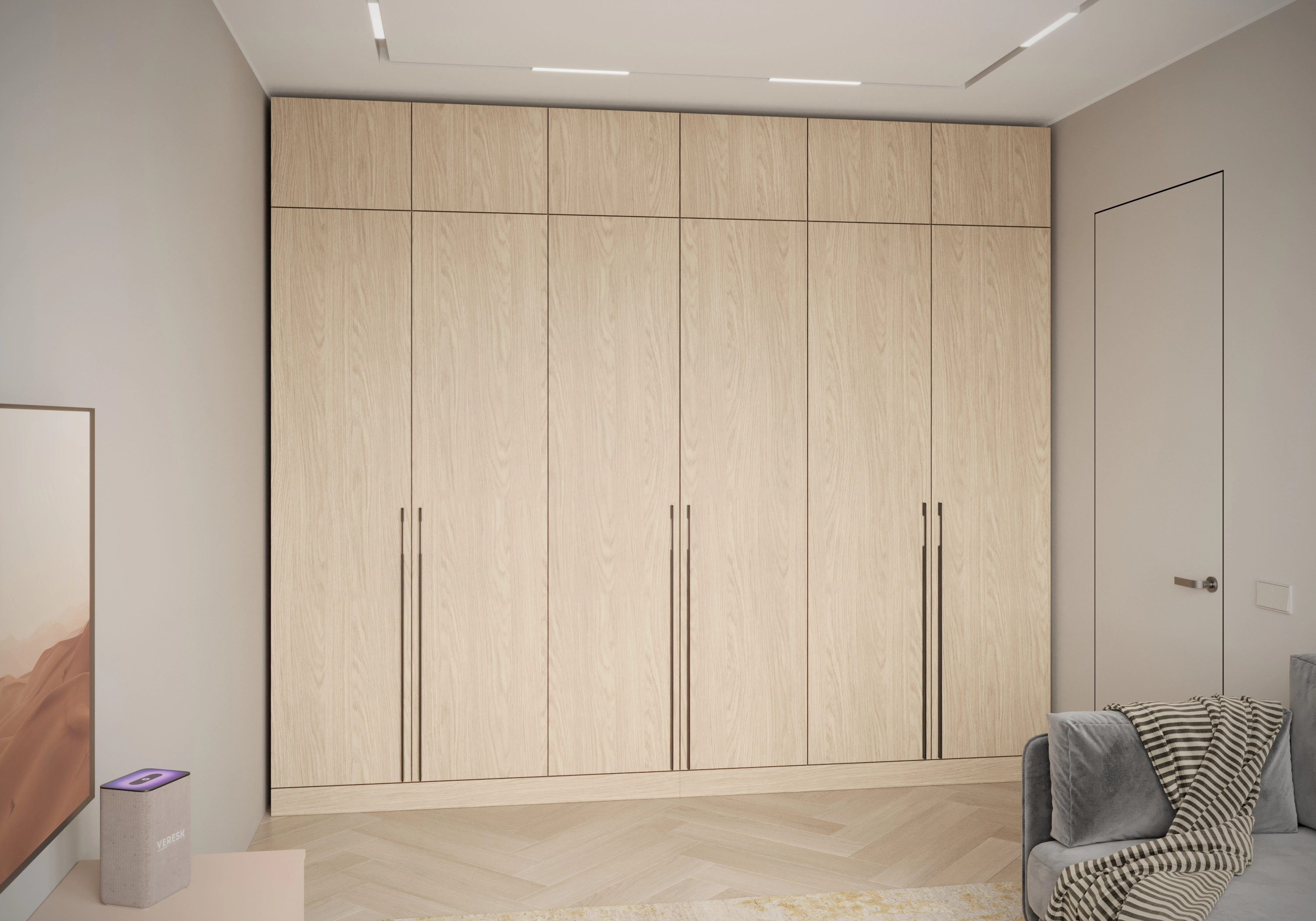 Распашной шкаф Капса-6 с антресолью