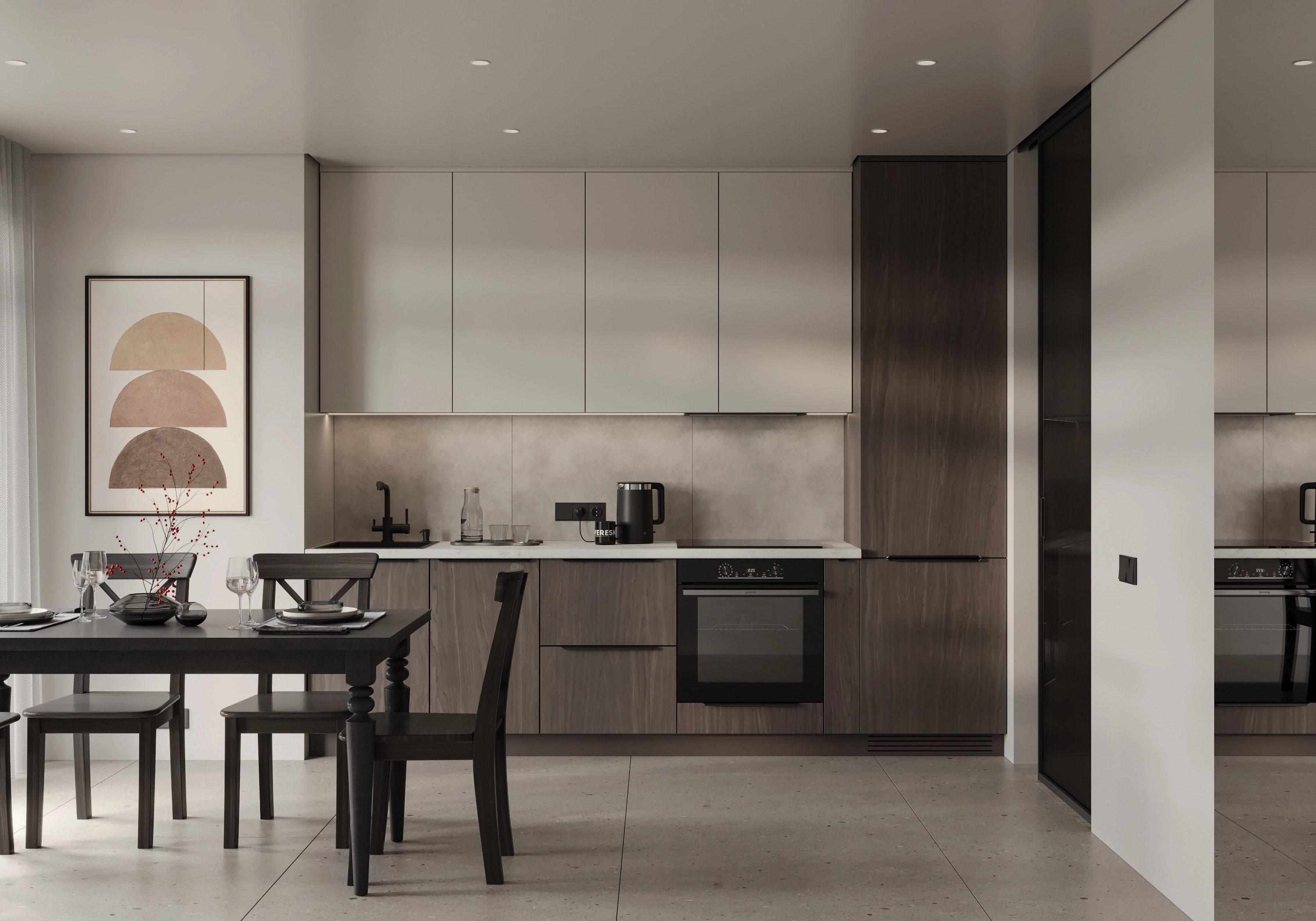 Кухонный гарнитур Линеарис-4