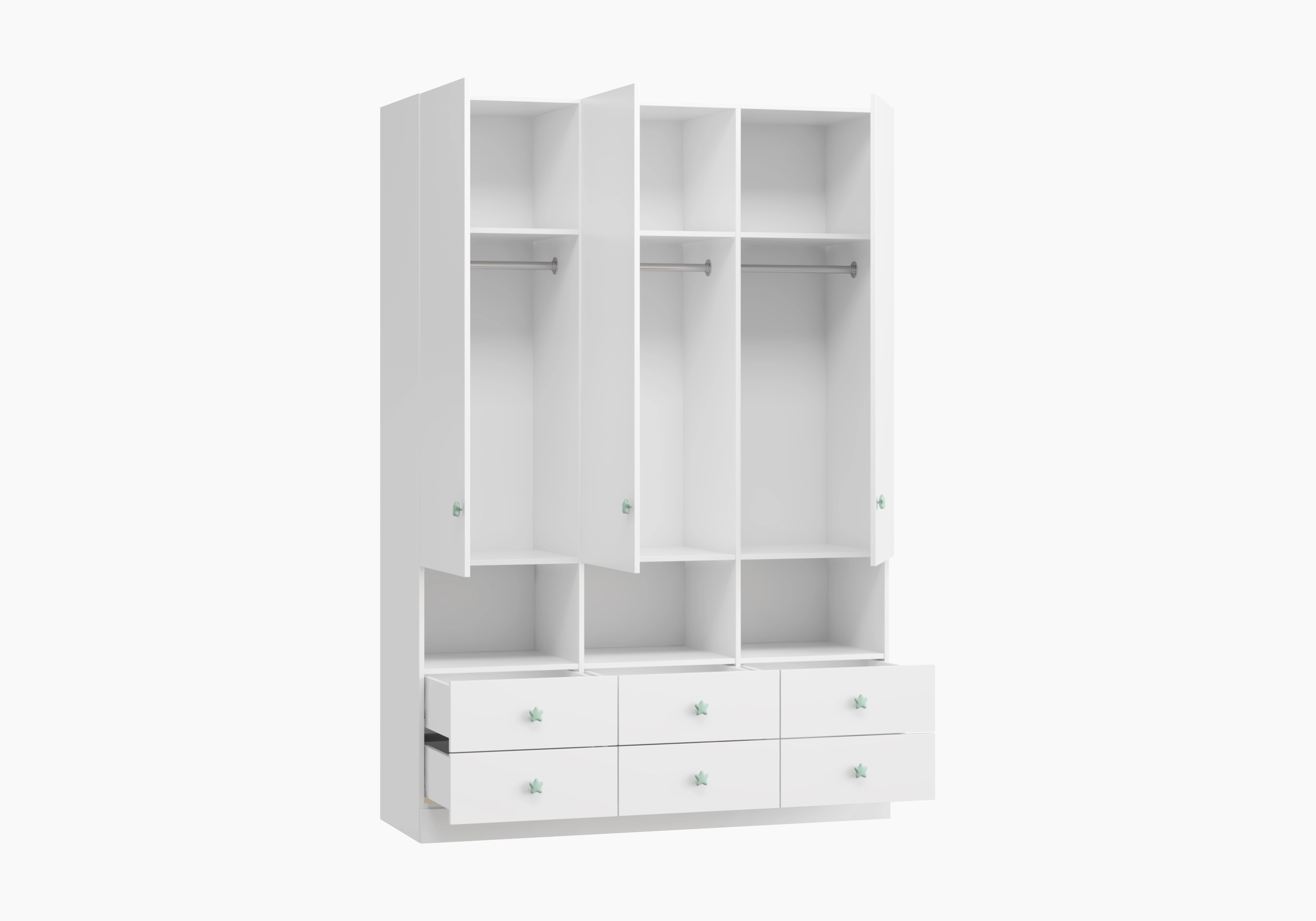 Распашной шкаф Капса-3.5