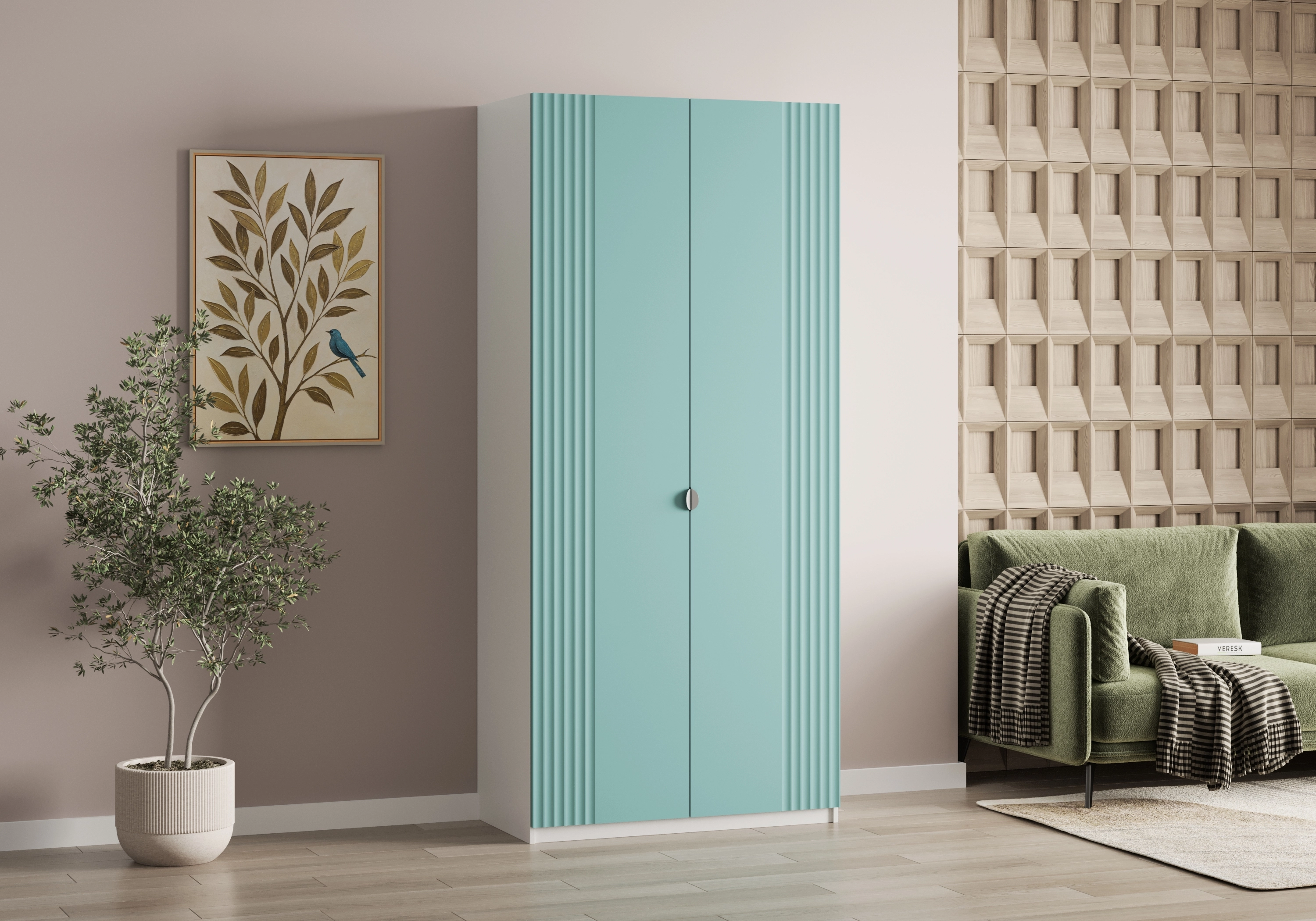 Распашной шкаф Санторини-2