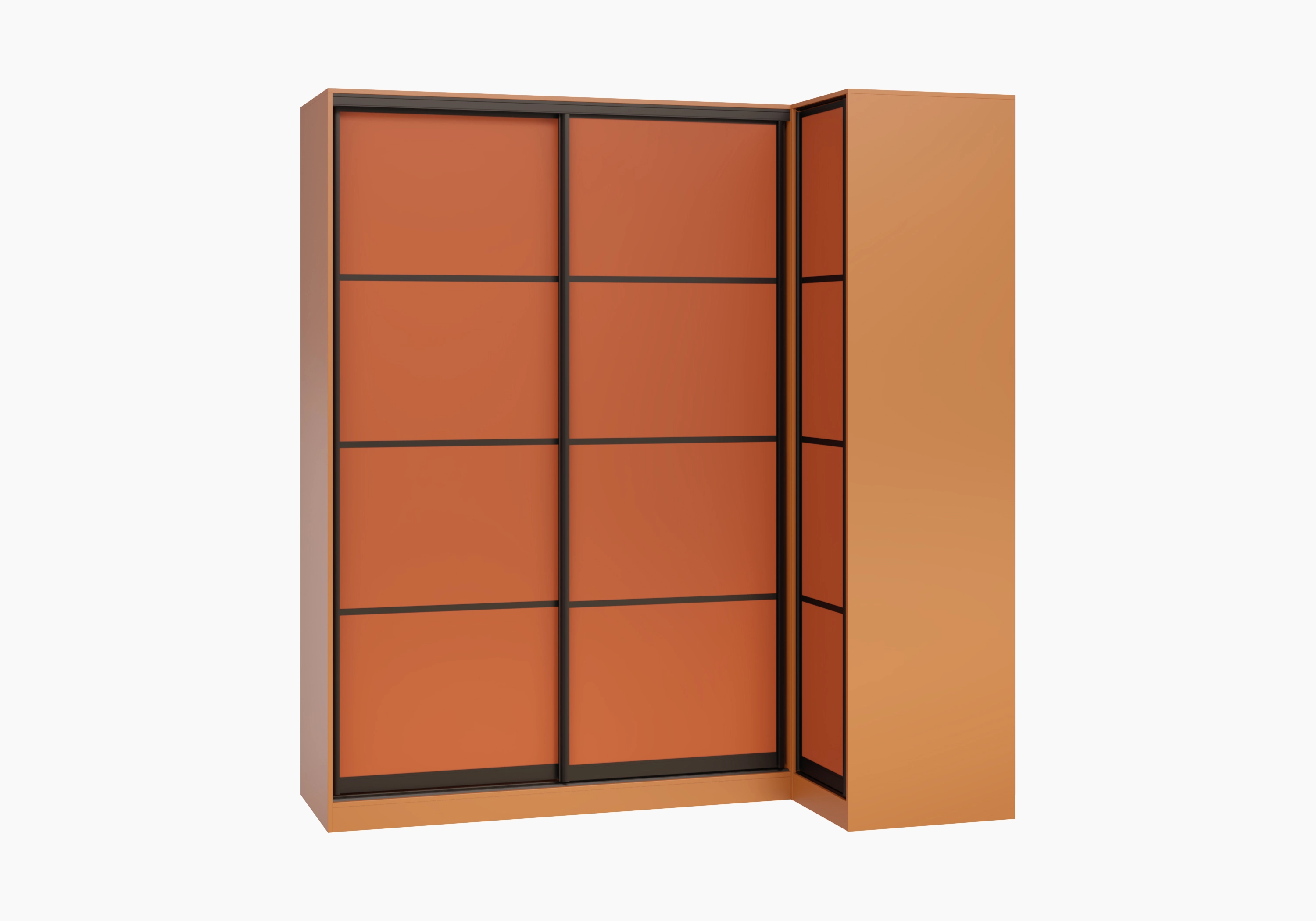 Шкаф-купе угловой Борден-5-4 1100 Премиум