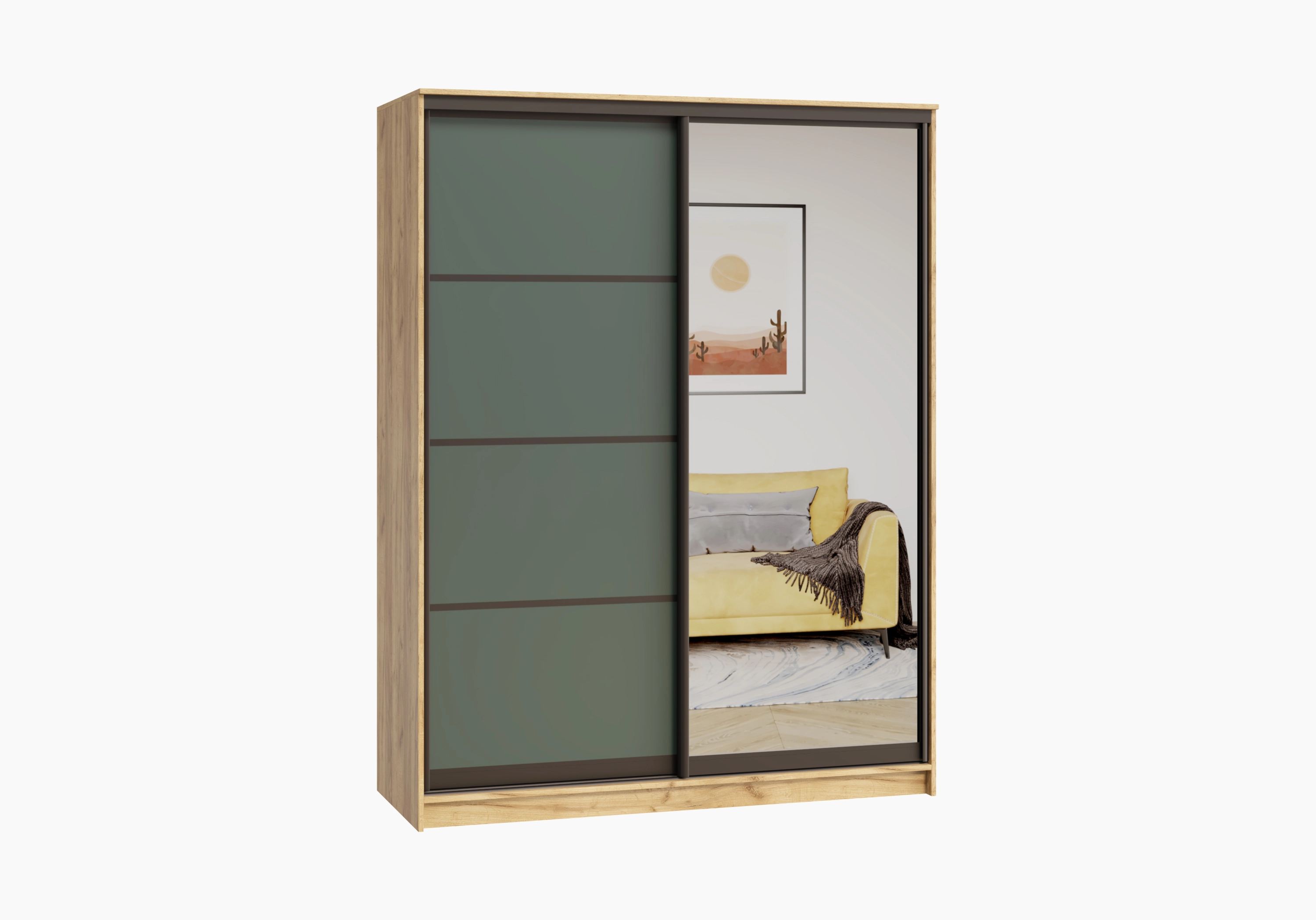 Шкаф-купе Борден-2-2 Премиум