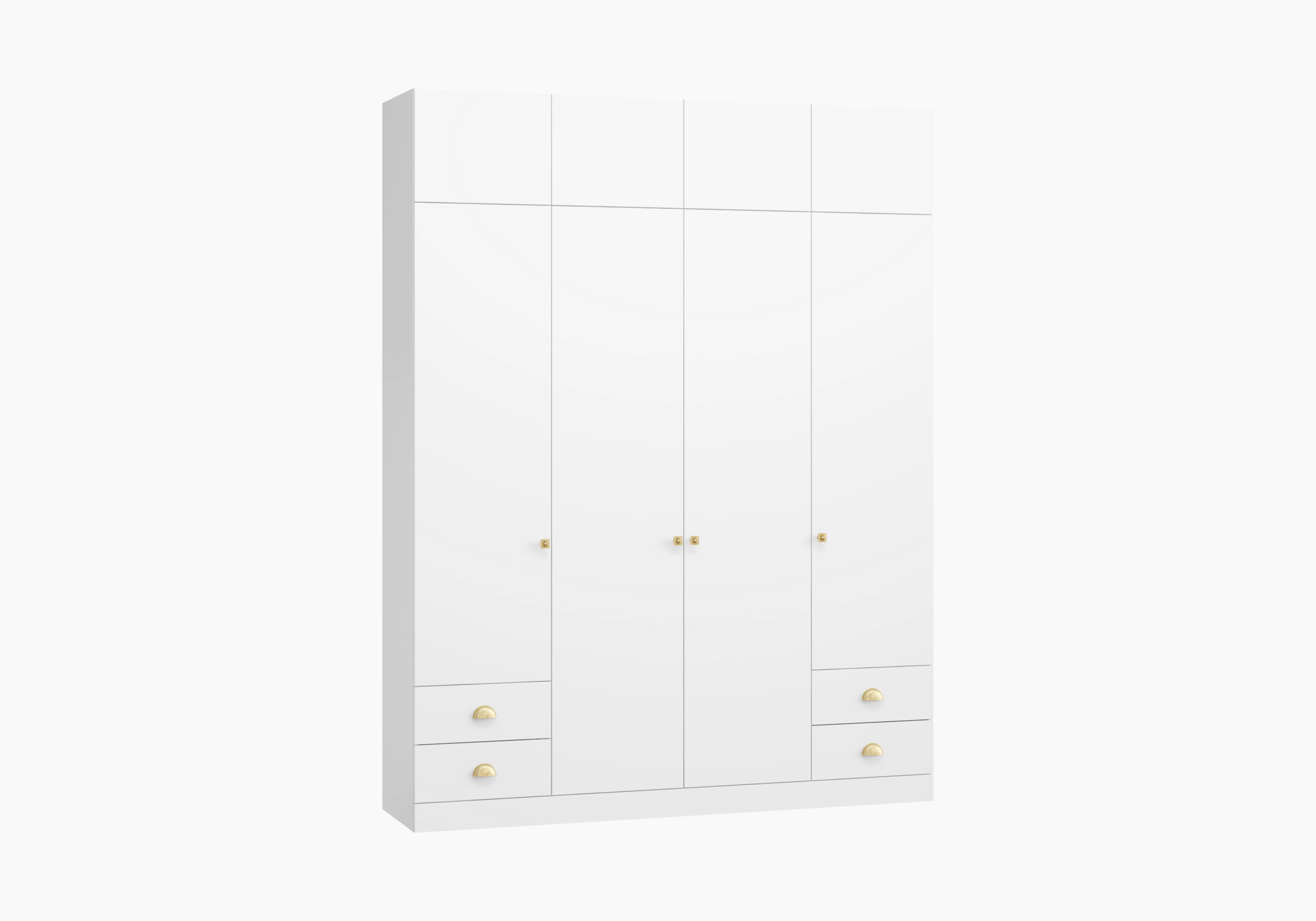 Распашной шкаф Капса-4.2.2 с антресолью