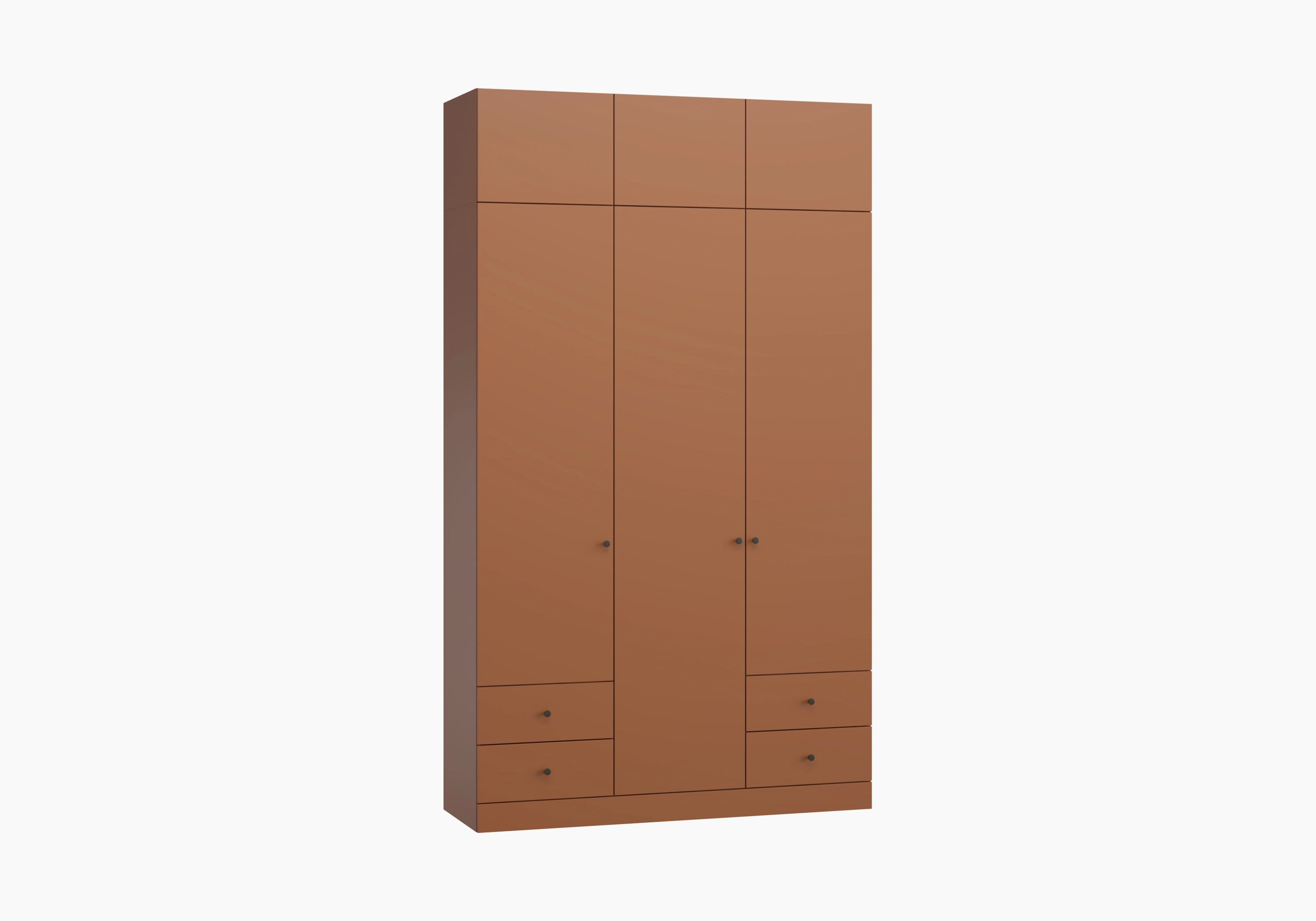 Распашной шкаф Капса-3.2.2 с антресолью