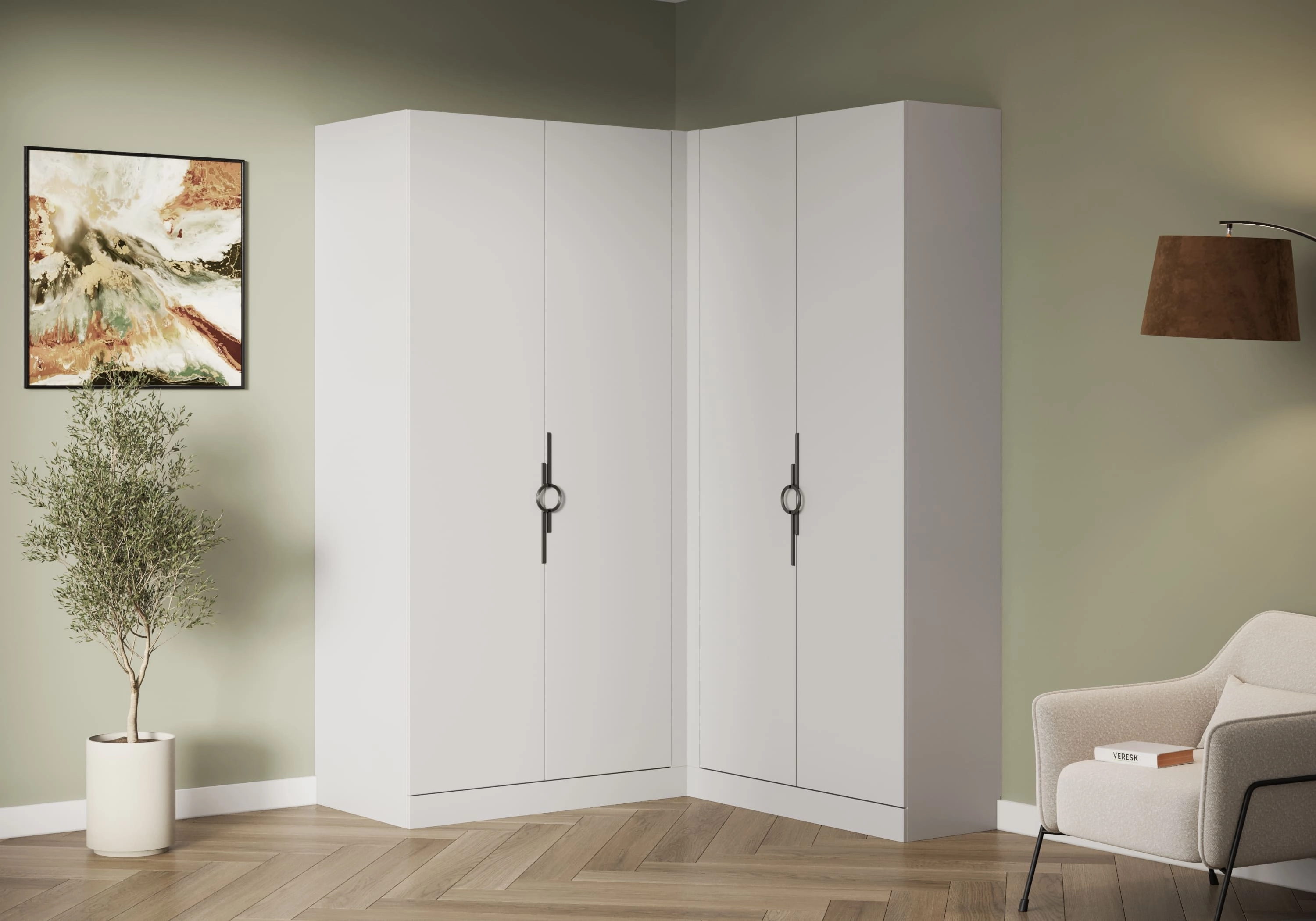 Шкаф распашной Элавия-2-400