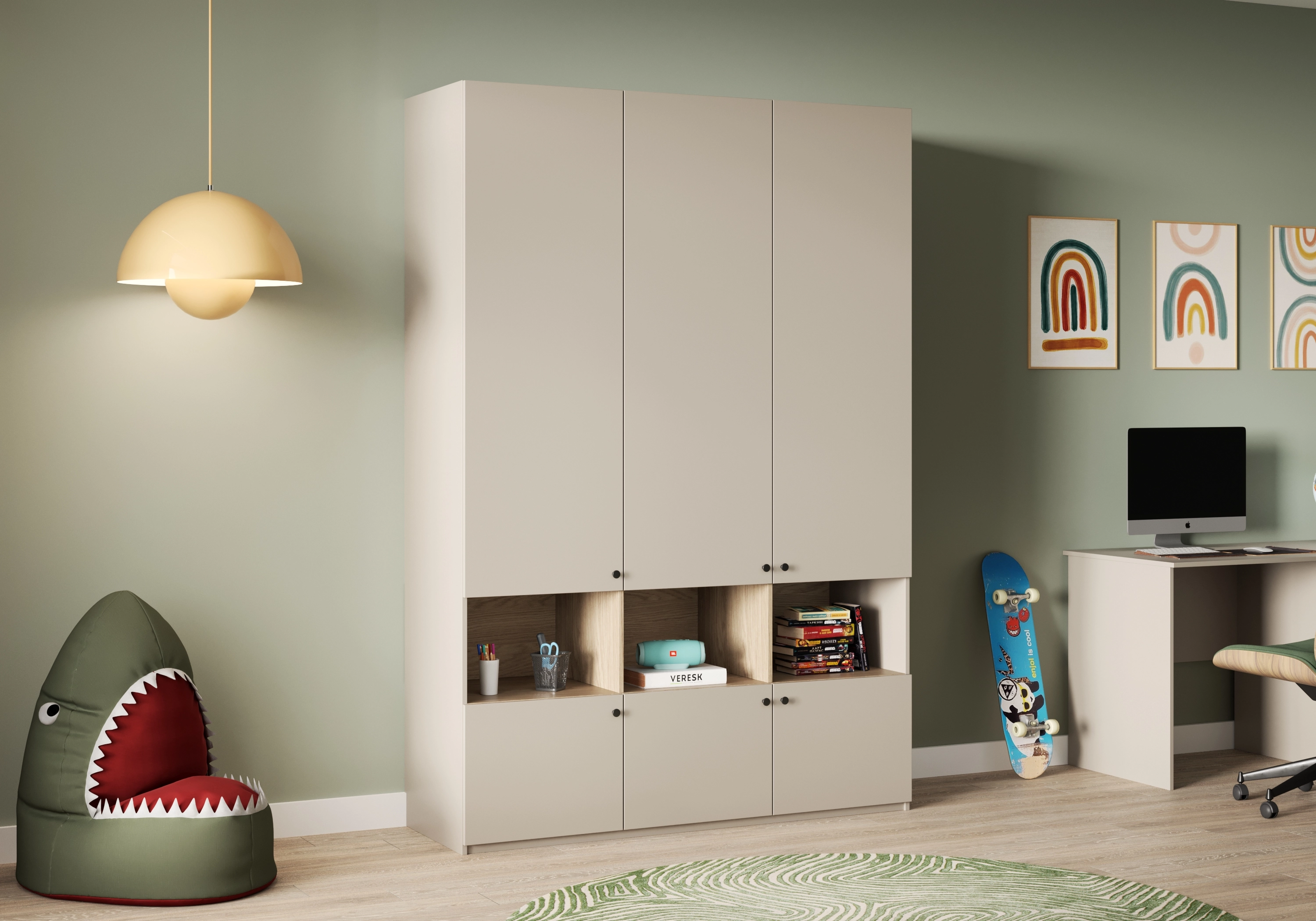 Распашной шкаф Моццо-3