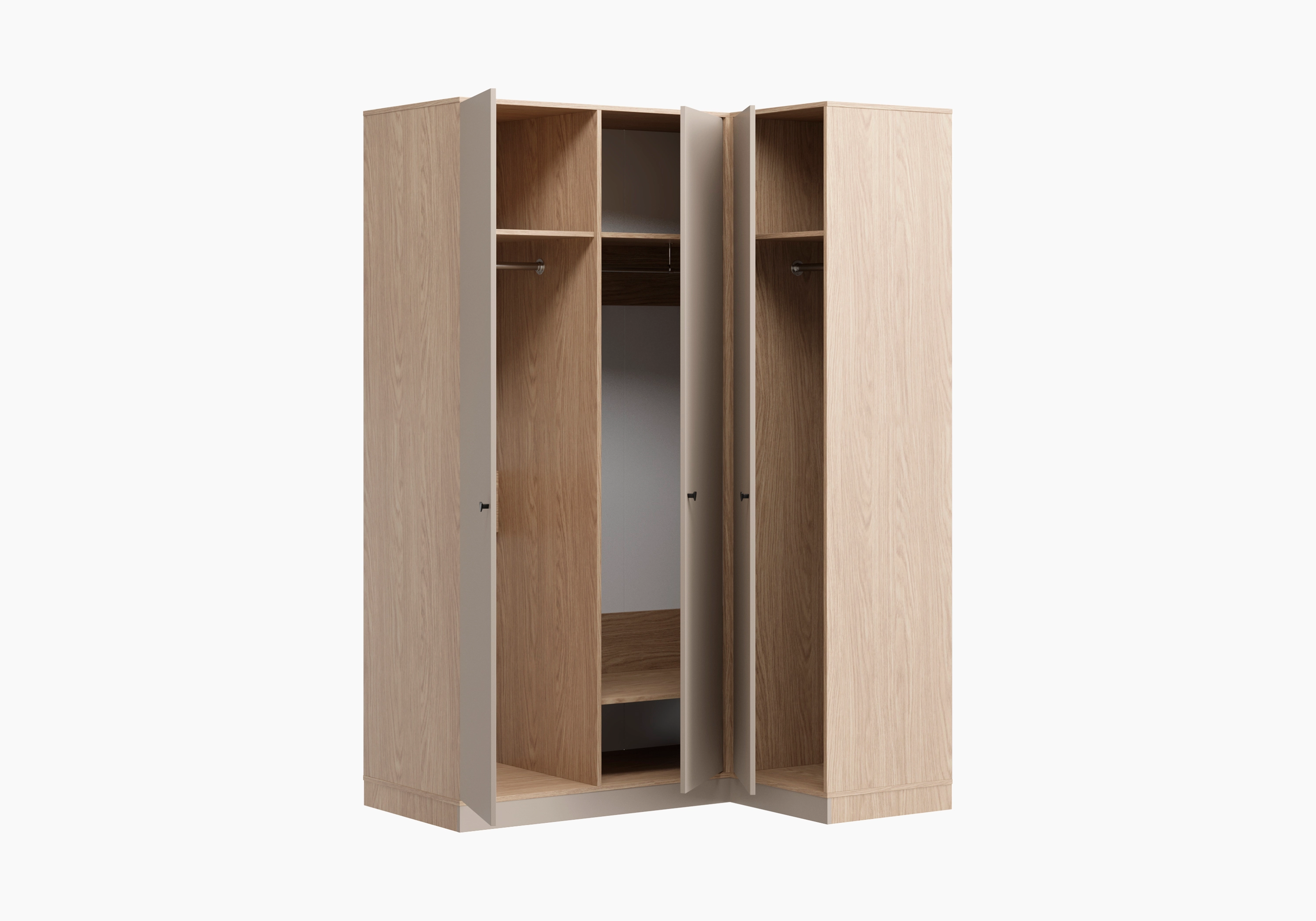 Распашной шкаф угловой Виггинс-2.1 600