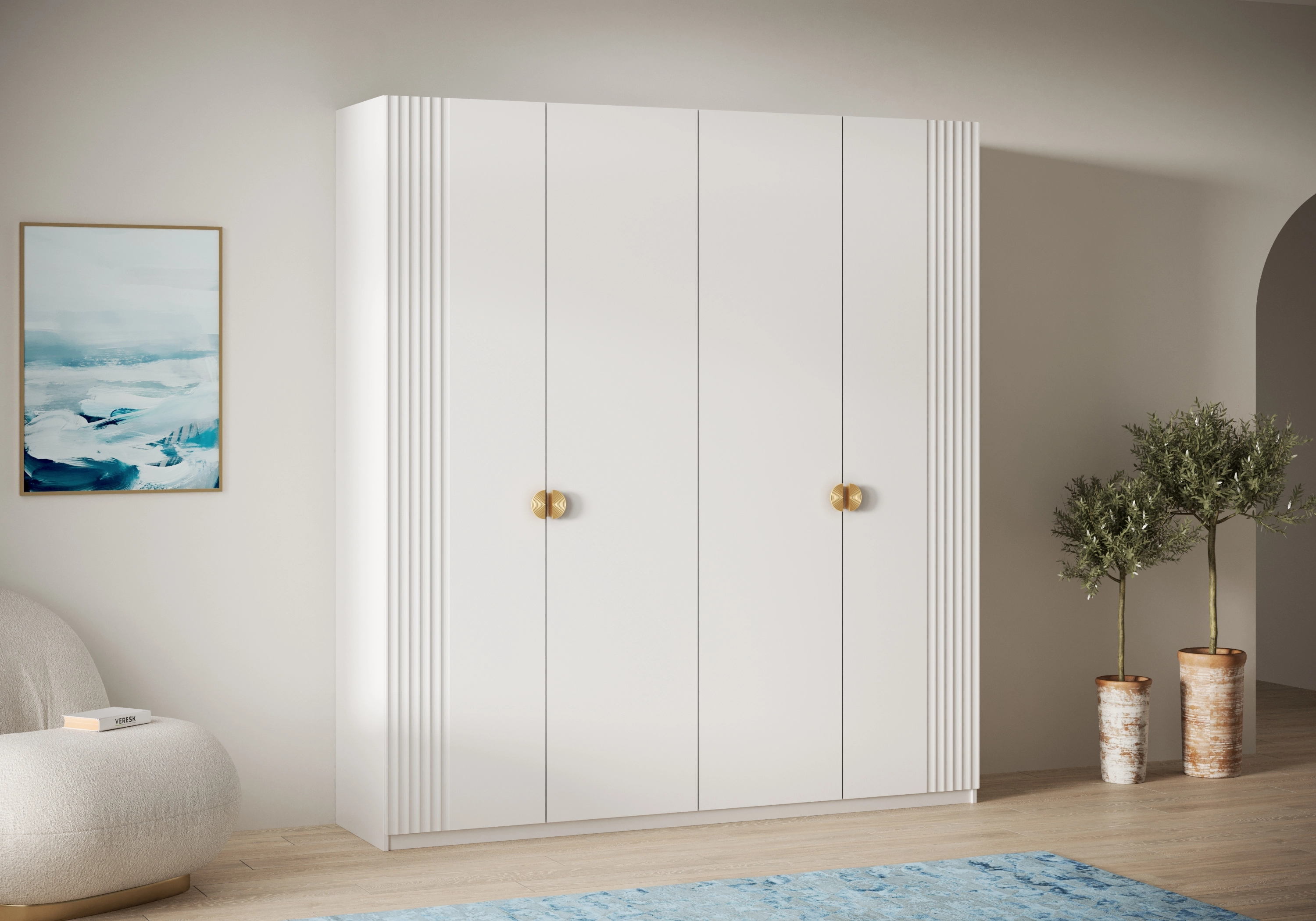 Распашной шкаф Санторини-4 Лайф